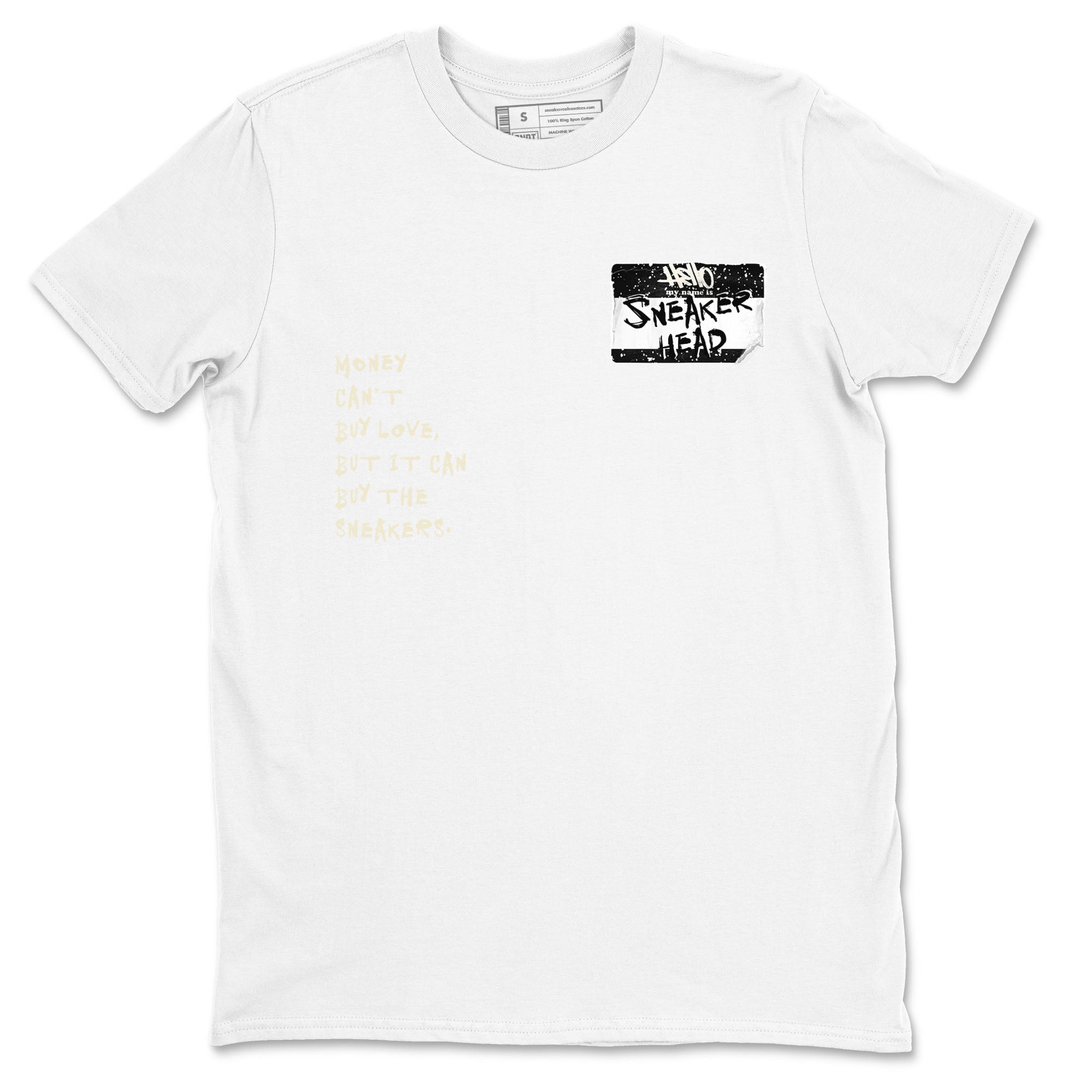 5s Sail shirt to match jordans Sneakerhead Badge sneaker tees Air Jordan 5 Sail Drip Gear Zone unisex cotton White 2 crew neck shirt