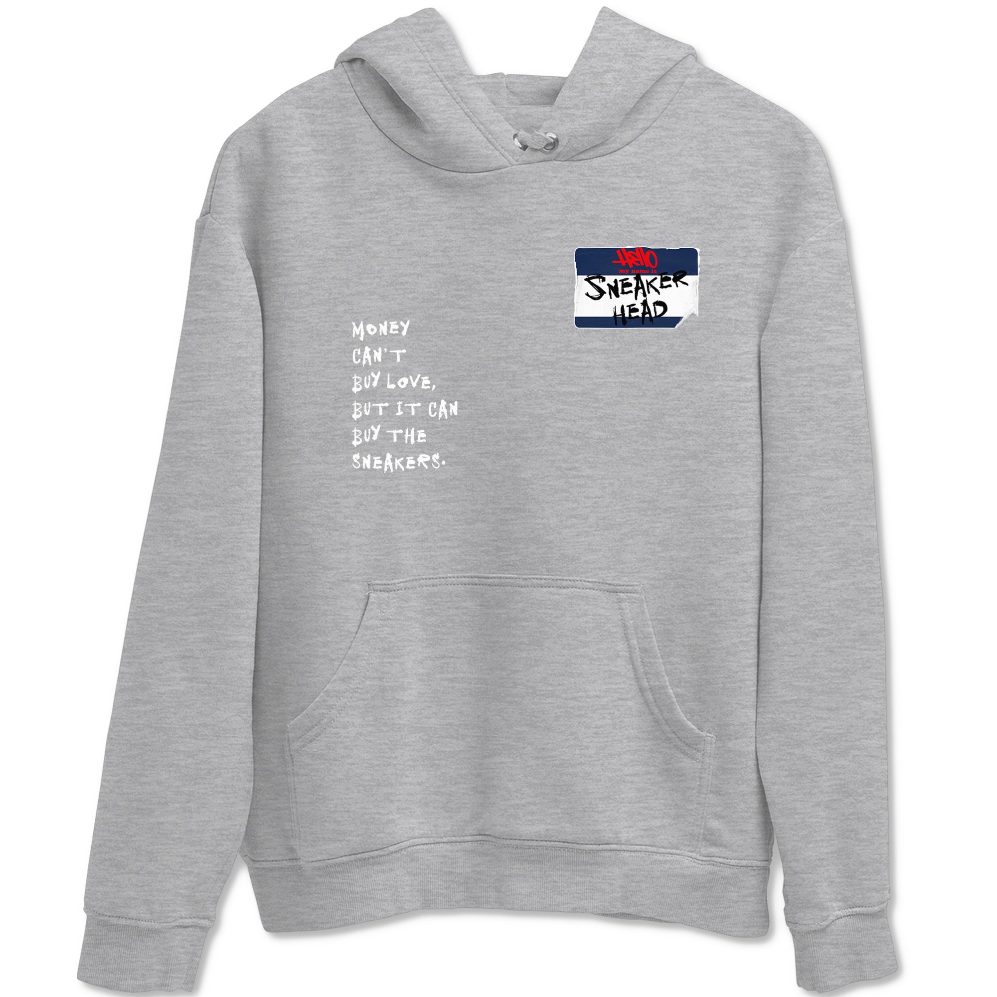 6s White And Midnight Navy shirts to match jordans Sneakerhead Badge sneaker match tees Air Jordan 6 White And Midnight Navy Drip Gear Zone unisex cotton Heather Grey 2 crew neck shirts