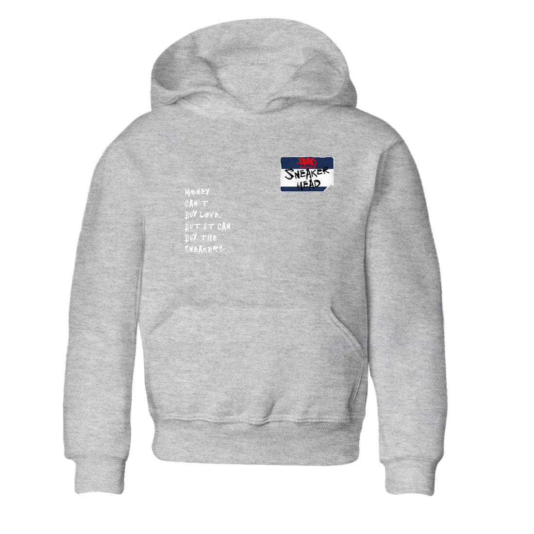 6s White And Midnight Navy shirts to match jordans Sneakerhead Badge sneaker match tees Air Jordan 6 White And Midnight Navy Drip Gear Zone Youth Baby Heather Grey 2 crew neck shirts