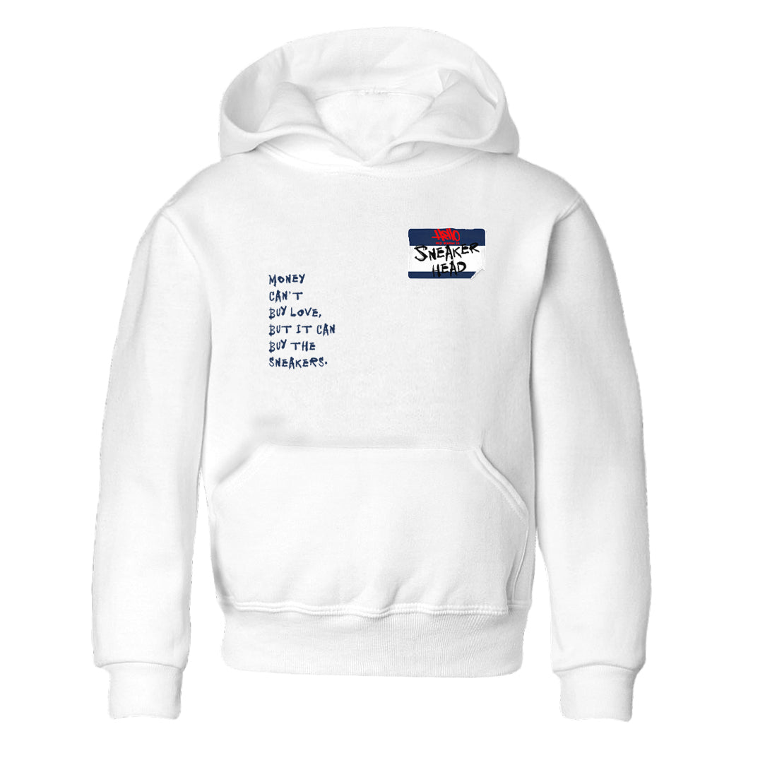 6s White And Midnight Navy shirts to match jordans Sneakerhead Badge sneaker match tees Air Jordan 6 White And Midnight Navy Drip Gear Zone Youth Baby White 2 crew neck shirts