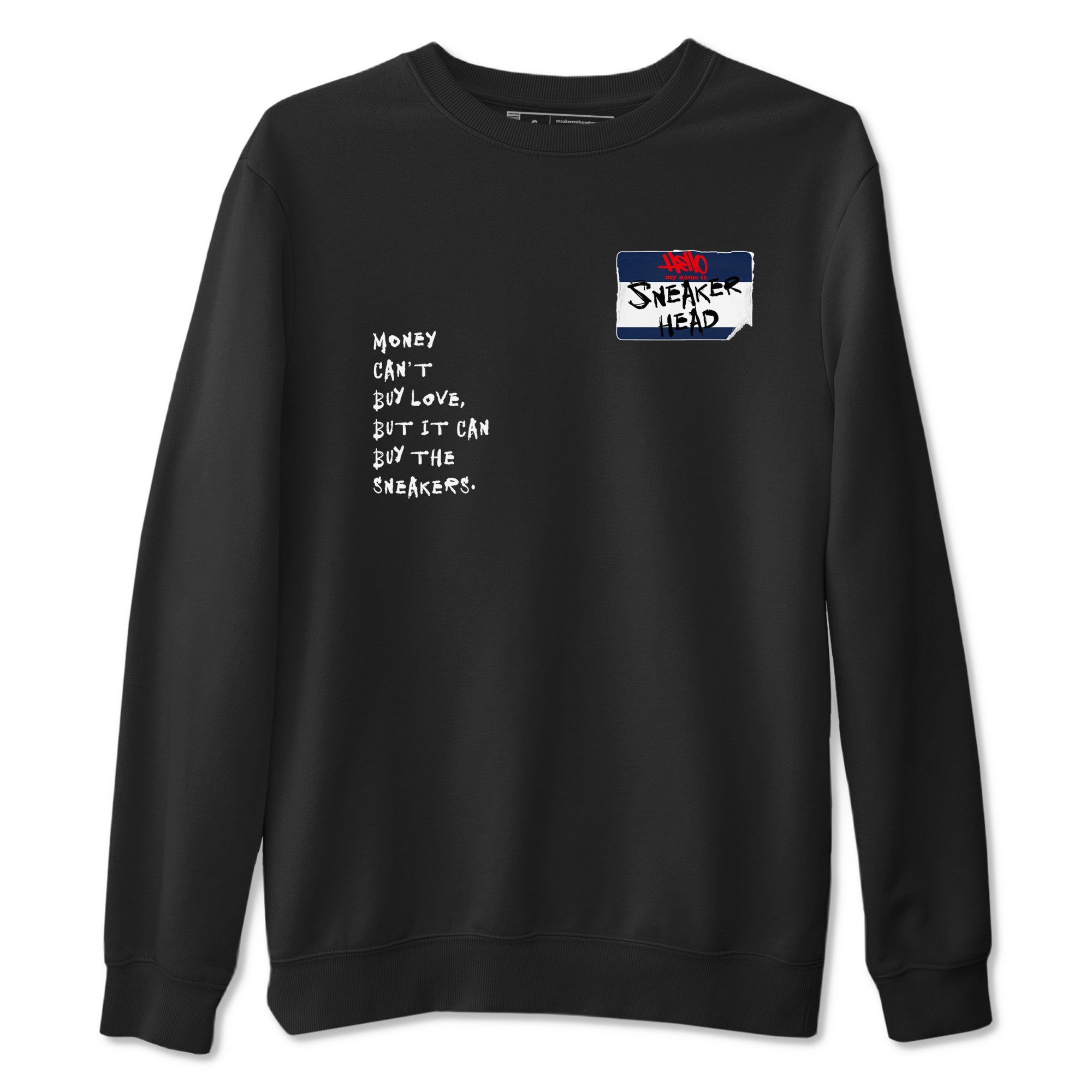 6s White And Midnight Navy shirts to match jordans Sneakerhead Badge sneaker match tees Air Jordan 6 White And Midnight Navy Drip Gear Zone unisex cotton Black 2 crew neck shirts