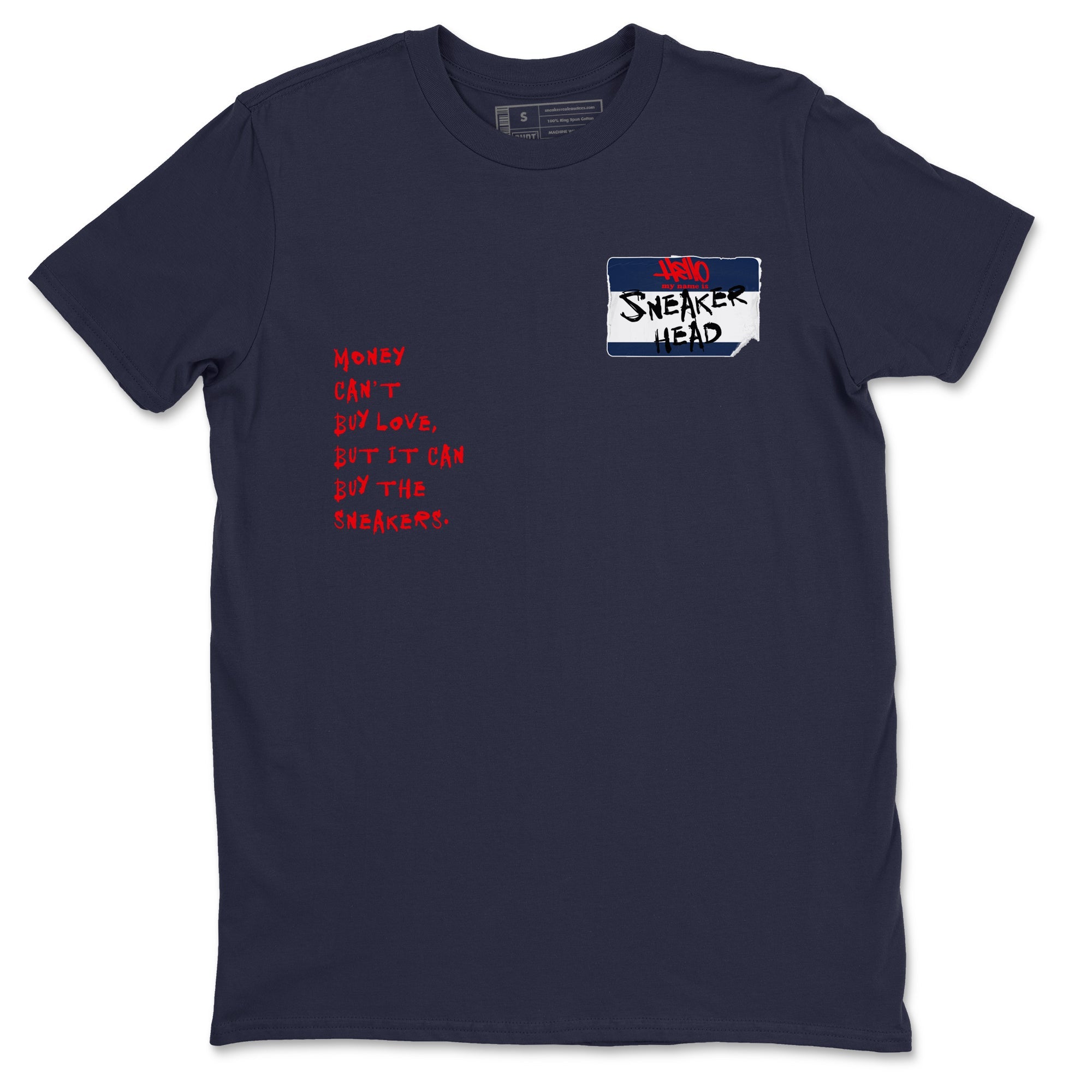 6s White And Midnight Navy shirts to match jordans Sneakerhead Badge sneaker match tees Air Jordan 6 White And Midnight Navy Drip Gear Zone unisex cotton Navy 2 crew neck shirts