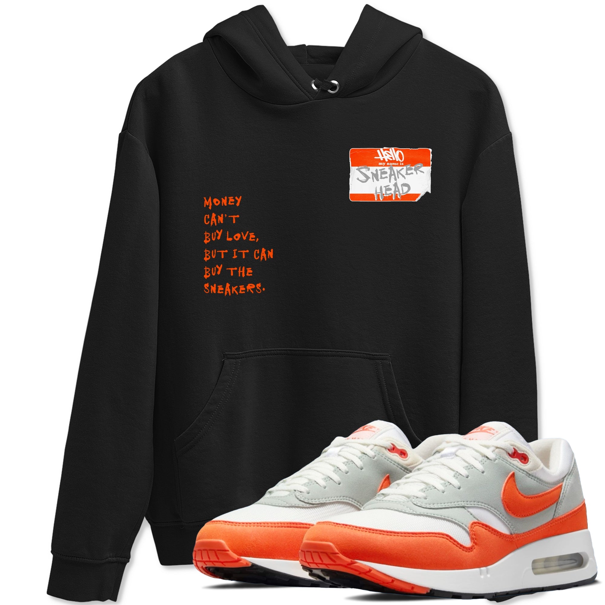 Air Max 1 OG '86 'Summit White and Cosmic Clay shirts to match jordans Sneakerhead Badge sneaker match tees Air Max 1 Cosmic Clay match shoes to clothes Drip Gear Zone unisex cotton Black 1 shirts