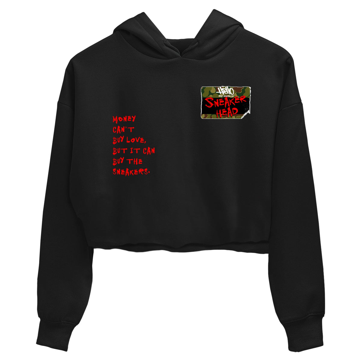 Air Max 90 Duck Camo shirts to match jordans Sneakerhead Badge sneaker match tees Air Max 90 Reverse Duck Camo match shoes to clothes Drip Gear Zone unisex cotton Black 2 crop tee