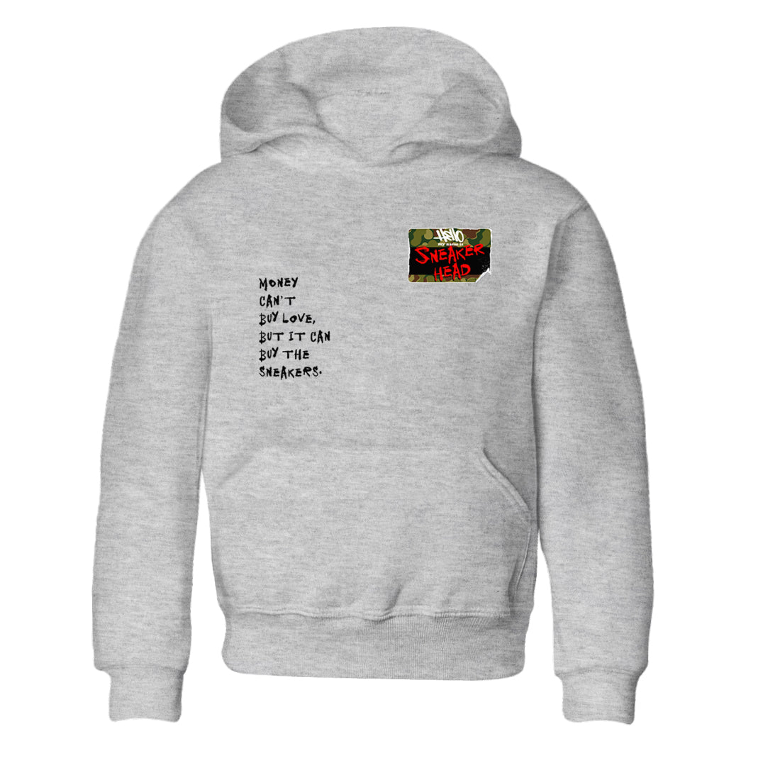 Air Max 90 Duck Camo shirts to match jordans Sneakerhead Badge sneaker match tees Air Max 90 Reverse Duck Camo match shoes to clothes Drip Gear Zone Youth Baby Heather Grey 2 tee