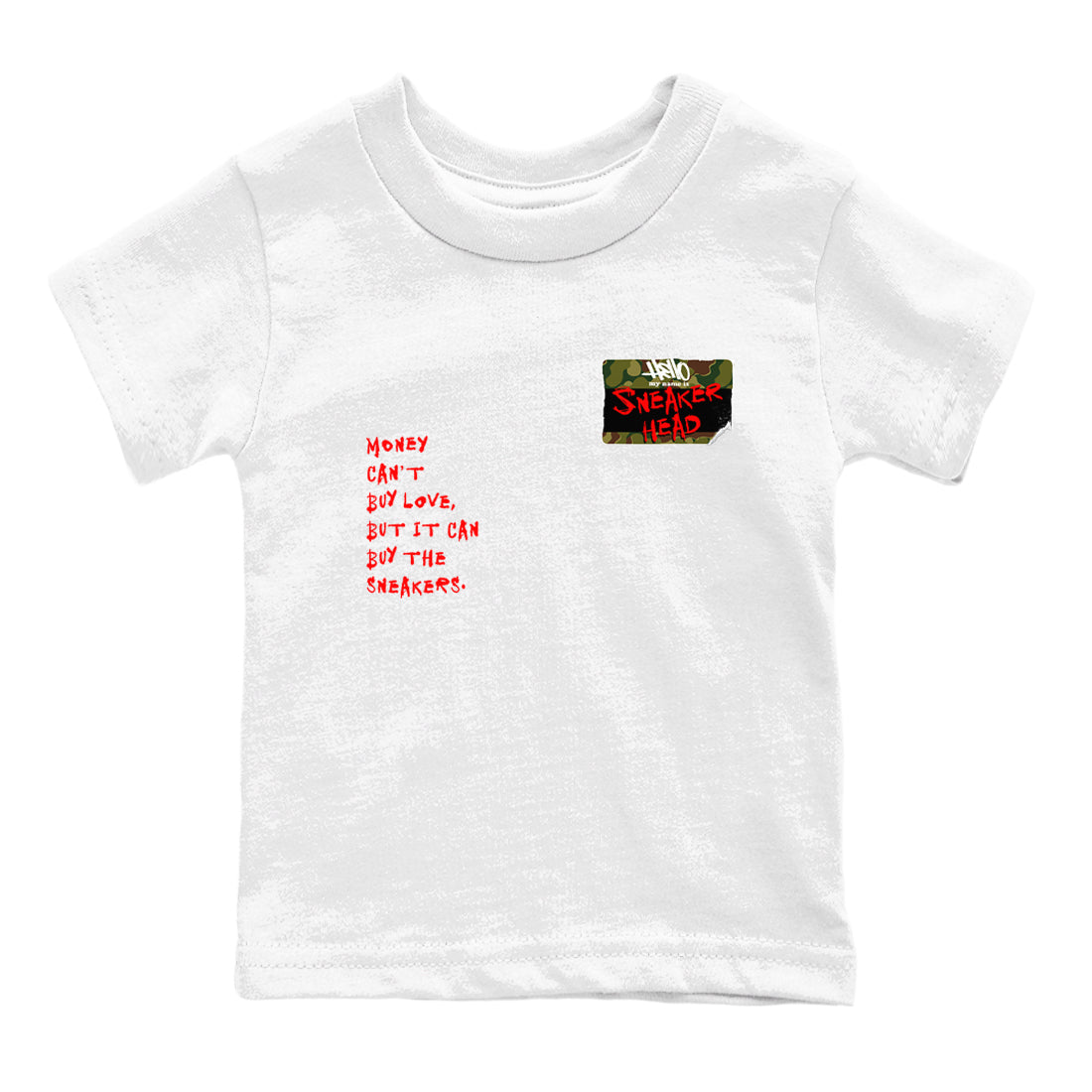 Air Max 90 Duck Camo shirts to match jordans Sneakerhead Badge sneaker match tees Air Max 90 Reverse Duck Camo match shoes to clothes Drip Gear Zone Youth Baby White 2 tee