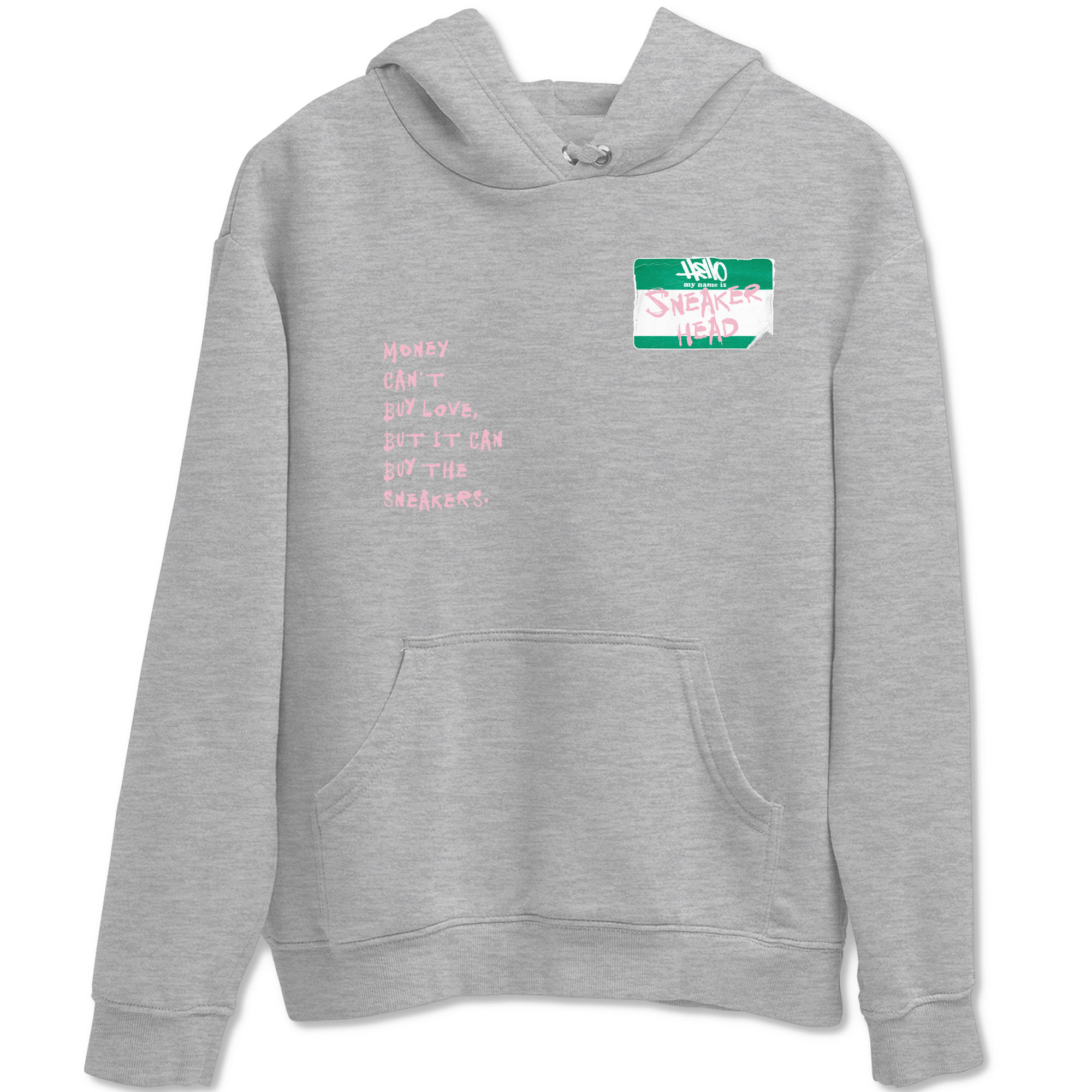 Dunk Medium Soft Pink Malachite shirt to match jordans Sneakerhead Badge sneaker tees Dunk Medium Soft Pink Malachite Drip Gear Zone unisex cotton Heather Grey 2 crew neck shirt