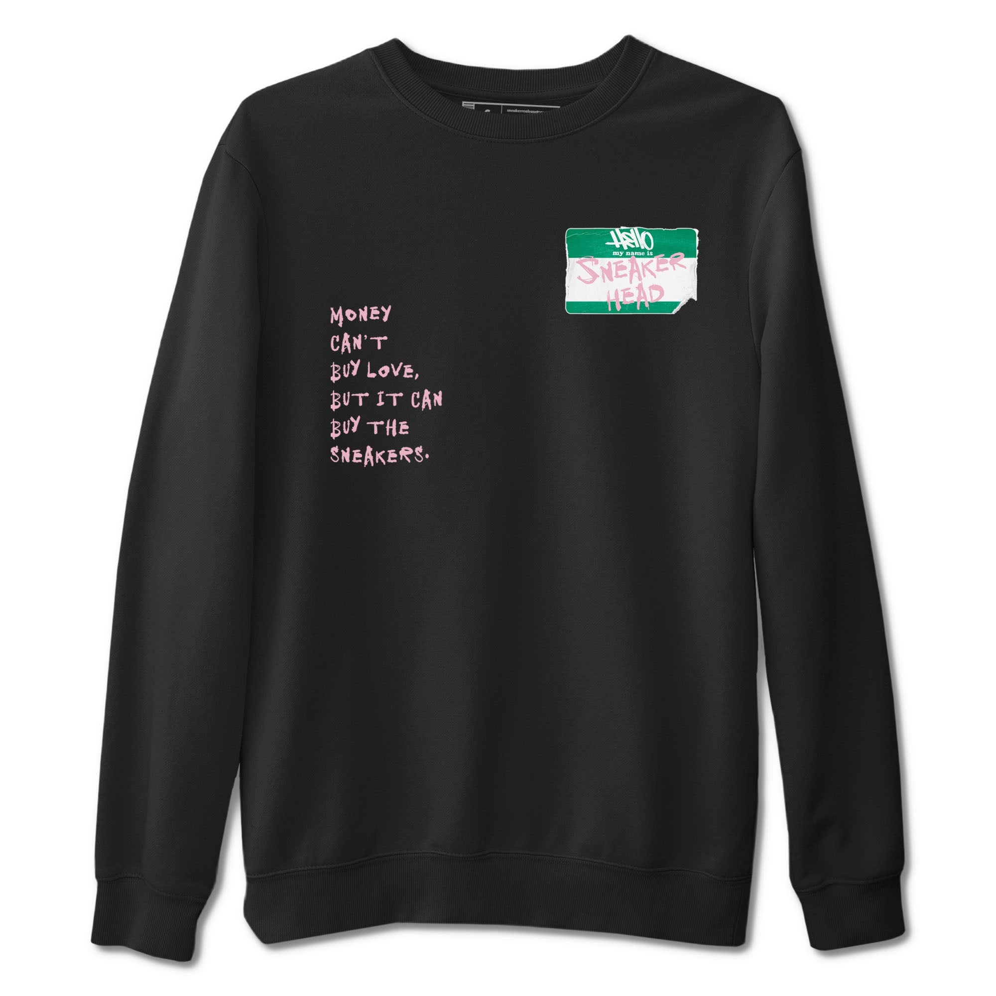 Dunk Medium Soft Pink Malachite shirt to match jordans Sneakerhead Badge sneaker tees Dunk Medium Soft Pink Malachite Drip Gear Zone unisex cotton Black 2 crew neck shirt
