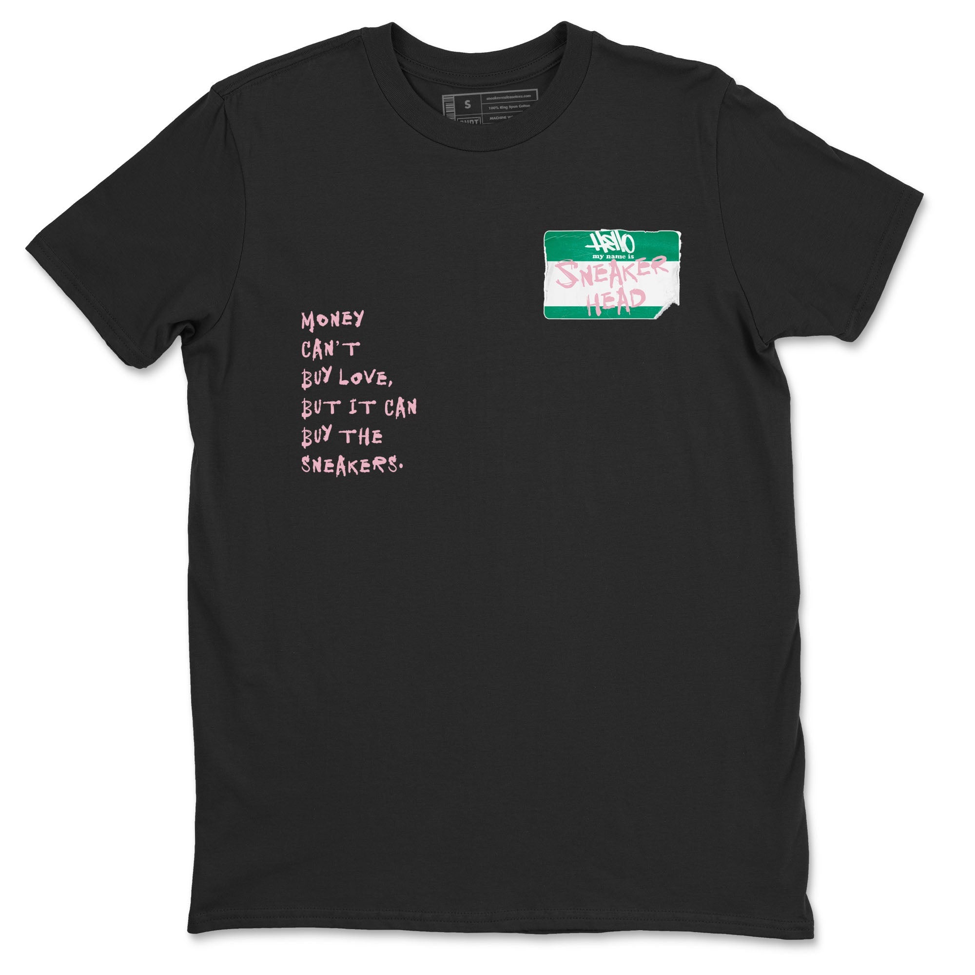 Dunk Medium Soft Pink Malachite shirt to match jordans Sneakerhead Badge sneaker tees Dunk Medium Soft Pink Malachite Drip Gear Zone unisex cotton Black 2 crew neck shirt