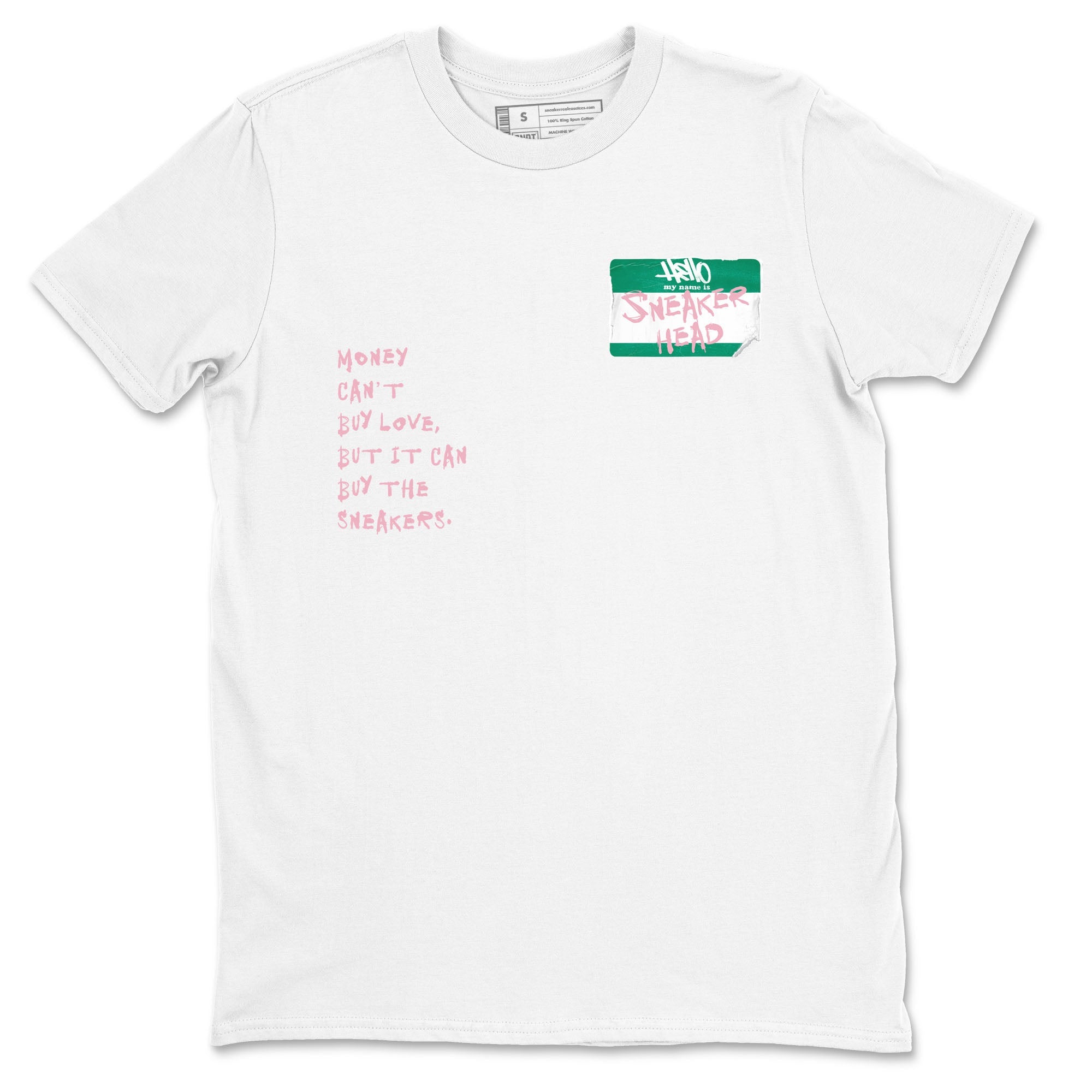 Dunk Medium Soft Pink Malachite shirt to match jordans Sneakerhead Badge sneaker tees Dunk Medium Soft Pink Malachite Drip Gear Zone unisex cotton White 2 crew neck shirt