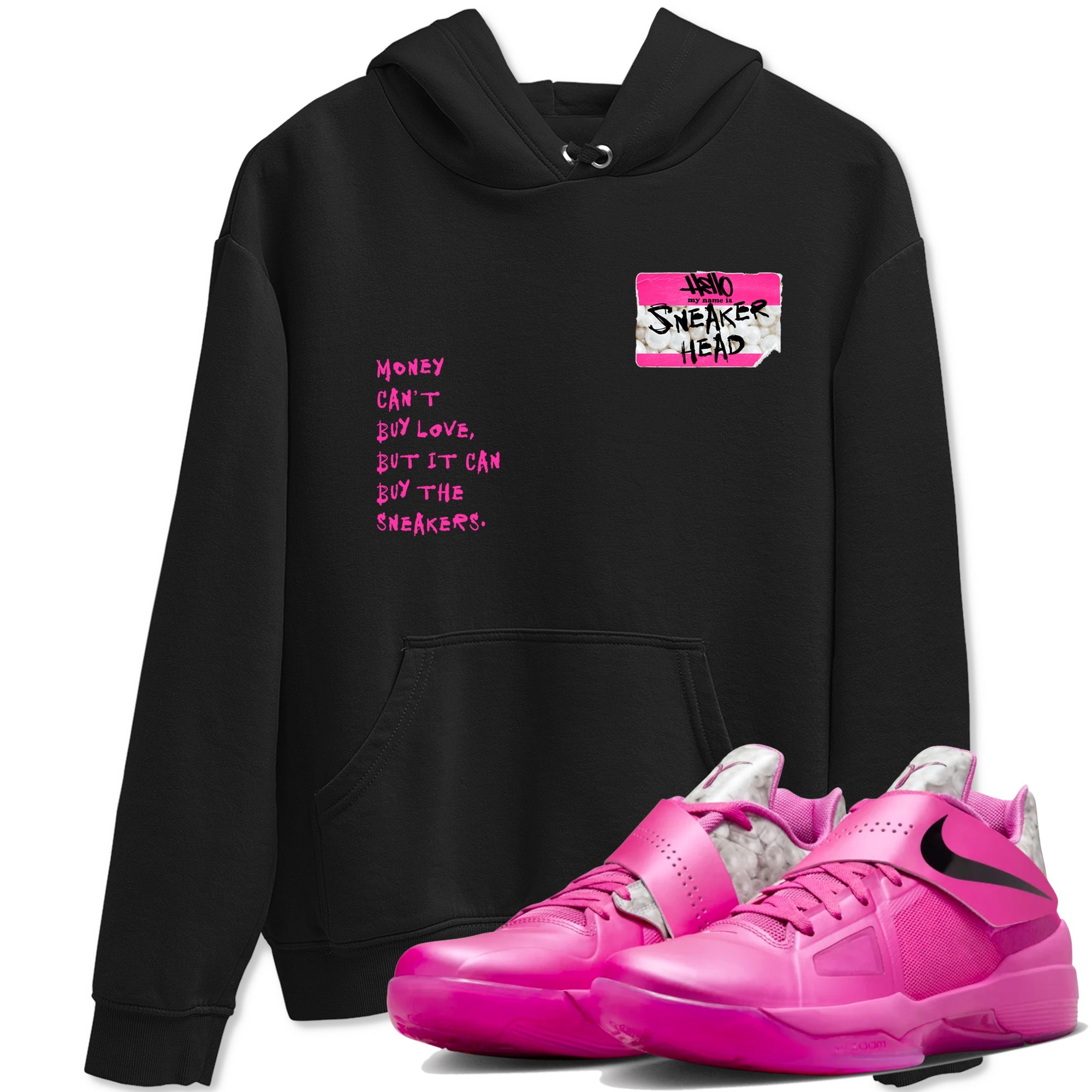 Nike KD 4 Retro Aunt Pearl shirts to match jordans Sneakerhead Badge sneaker match tees Nike KD 4 Aunt Pearl match shoes to clothes Drip Gear Zone unisex cotton Black 1 shirts