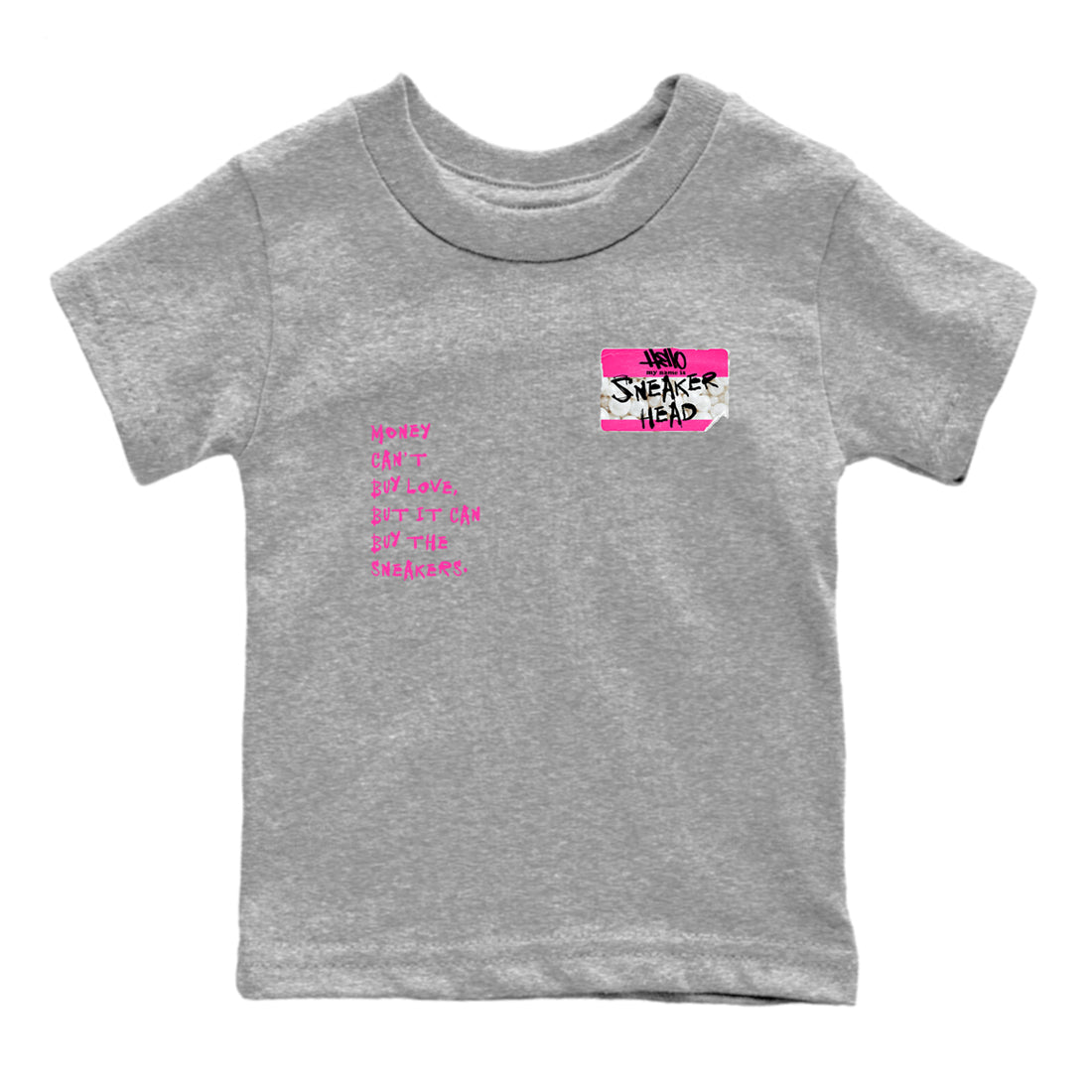 Nike KD 4 Retro Aunt Pearl shirts to match jordans Sneakerhead Badge sneaker match tees Nike KD 4 Aunt Pearl match shoes to clothes Drip Gear Zone Youth Baby Heather Grey 2 tee