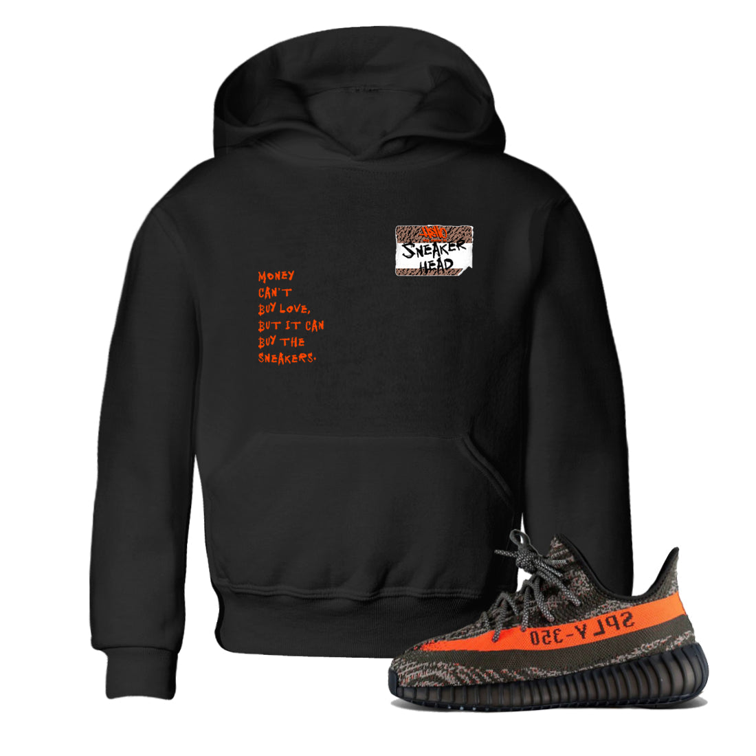 Yeezy 350 Carbon Beluga shirts to match jordans Sneakerhead Badge sneaker match tees Yeezy 350 Carbon Beluga match shoes to clothes Drip Gear Zone Youth Baby Black 1 tee