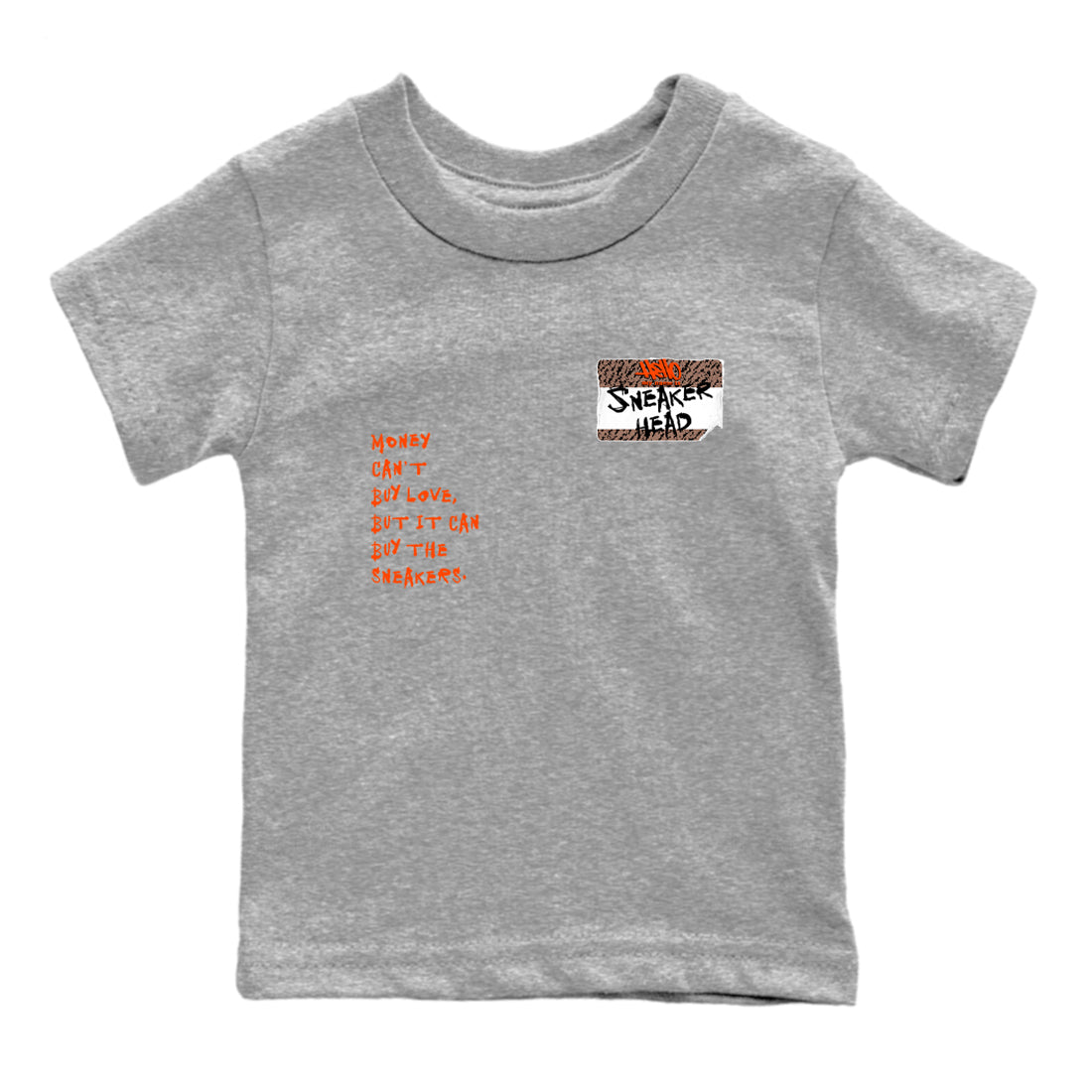 Yeezy 350 Carbon Beluga shirts to match jordans Sneakerhead Badge sneaker match tees Yeezy 350 Carbon Beluga match shoes to clothes Drip Gear Zone Youth Baby Heather Grey 2 tee