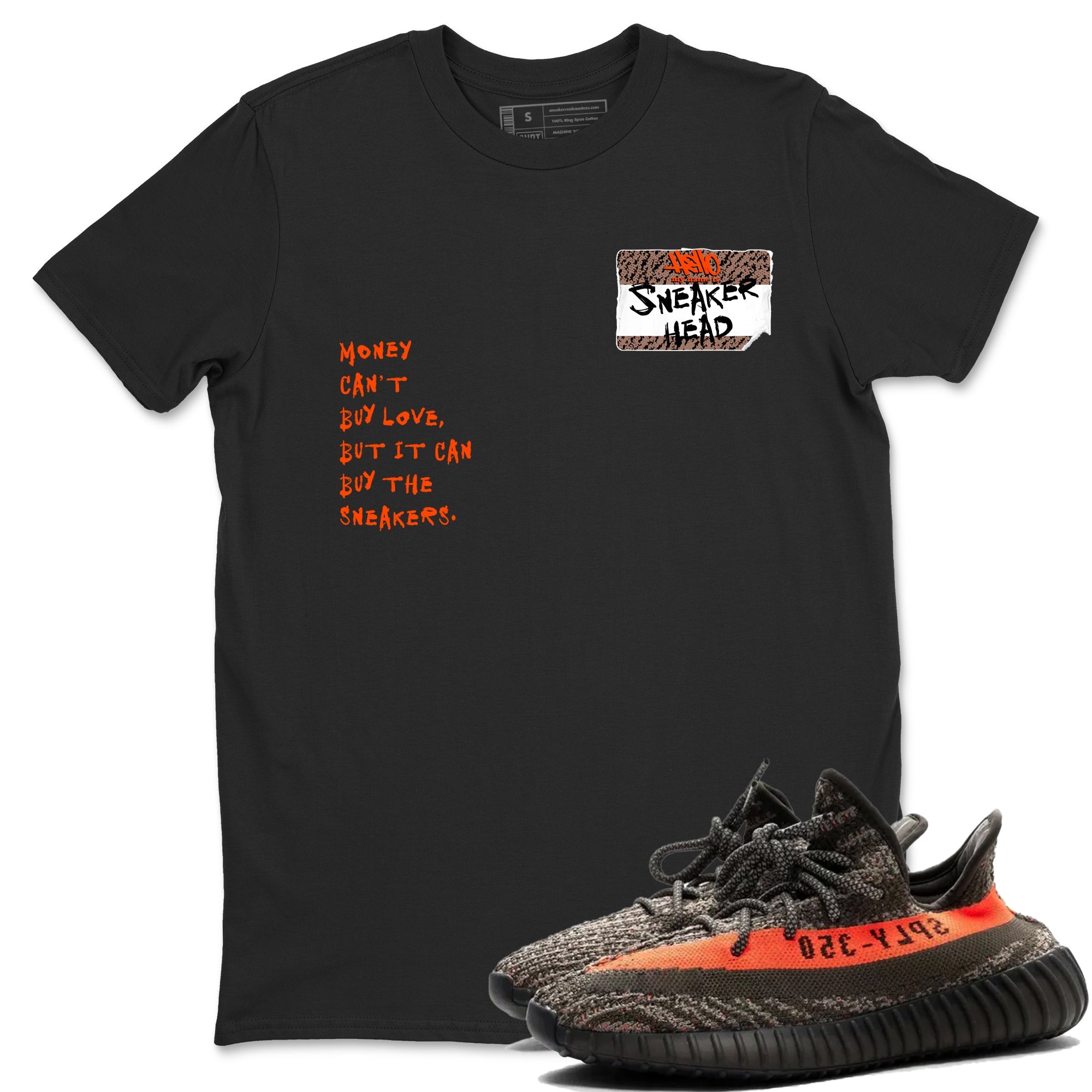 Yeezy 350 Carbon Beluga shirts to match jordans Sneakerhead Badge sneaker match tees Yeezy 350 Carbon Beluga match shoes to clothes Drip Gear Zone unisex cotton Black 1 shirts
