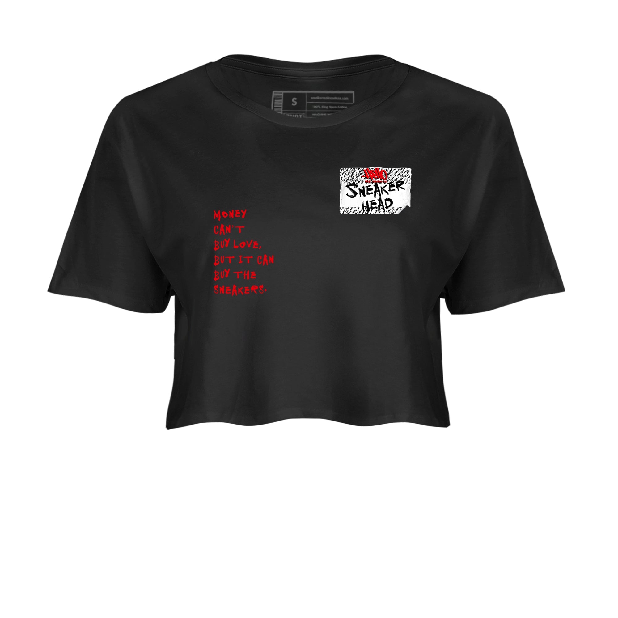 Yeezy 350 Zebra shirts to match jordans Sneakerhead Badge sneaker match tees Yeezy 350 Zebra match shoes to clothes Drip Gear Zone unisex cotton Black 2 crop tee