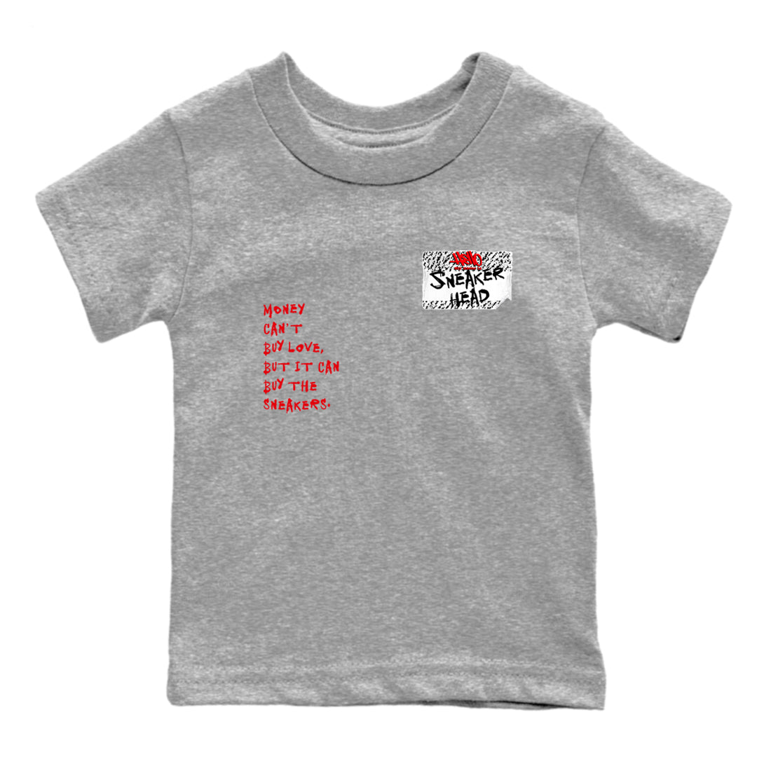 Yeezy 350 Zebra shirts to match jordans Sneakerhead Badge sneaker match tees Yeezy 350 Zebra match shoes to clothes Drip Gear Zone Youth Baby Heather Grey 2 tee