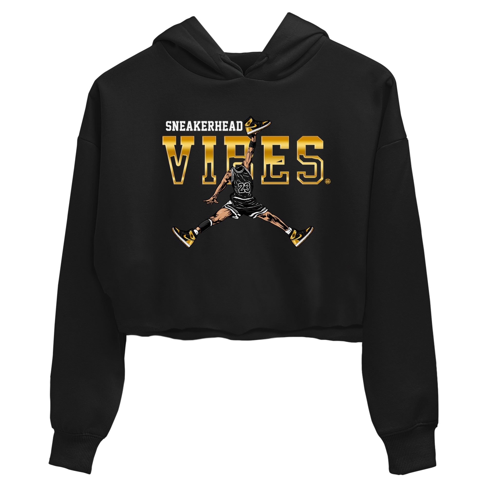 Air Jordan 1 High OG Black Metallic Gold shirts to match jordans Sneakerhead Vibes sneaker match tees Jordan 1 Black Metallic Gold Drip Gear Zone streetwear brand Black 2 crop tee