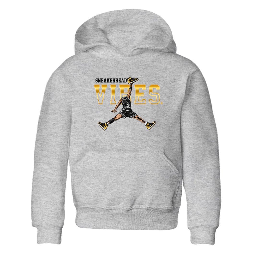 Air Jordan 1 High OG Black Metallic Gold shirts to match jordans Sneakerhead Vibes sneaker match tees Jordan 1 Black Metallic Gold Drip Gear Zone streetwear brand Baby and Youth Heather Grey 2 cotton tee