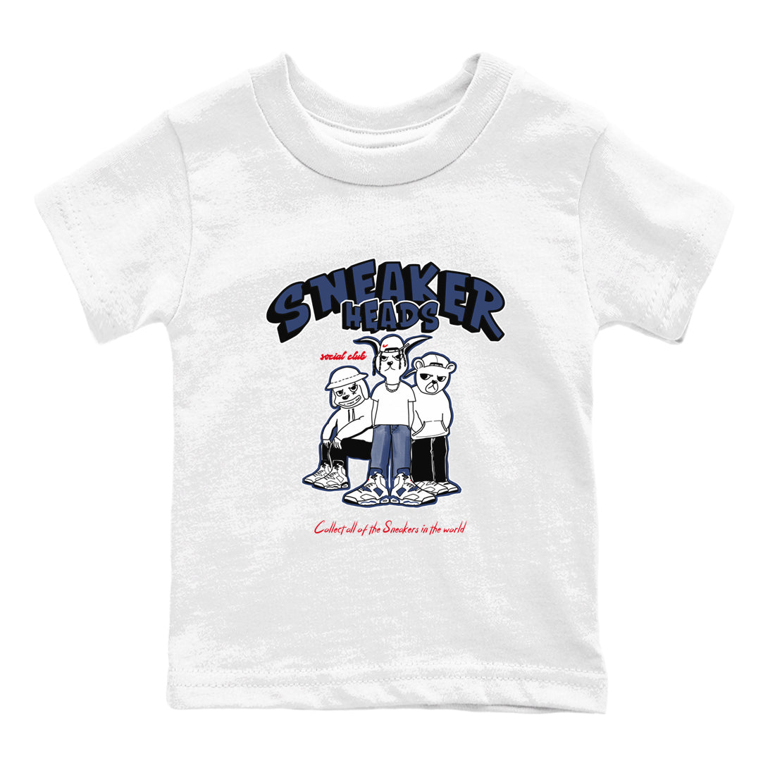 6s Olympic shirts to match jordans Sneakerheads Social Club sneaker match tees Air Jordan 6 Olympic Drip Gear Zone streetwear brand Baby and Youth White 2 cotton tee