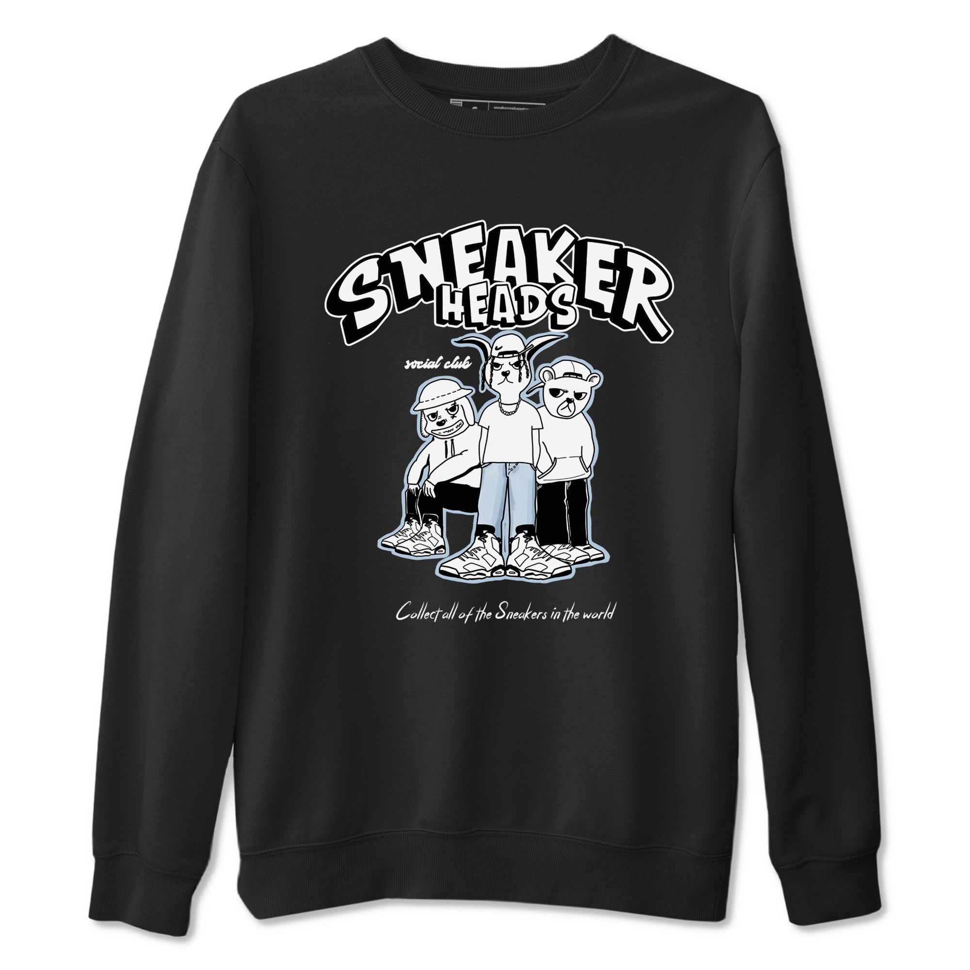 AJ6 White Black shirts to match jordans Sneakerheads Social Club sneaker match tees Air Jordan 6 White Black Drip Gear Zone streetwear brand Black 2 unisex cotton tee