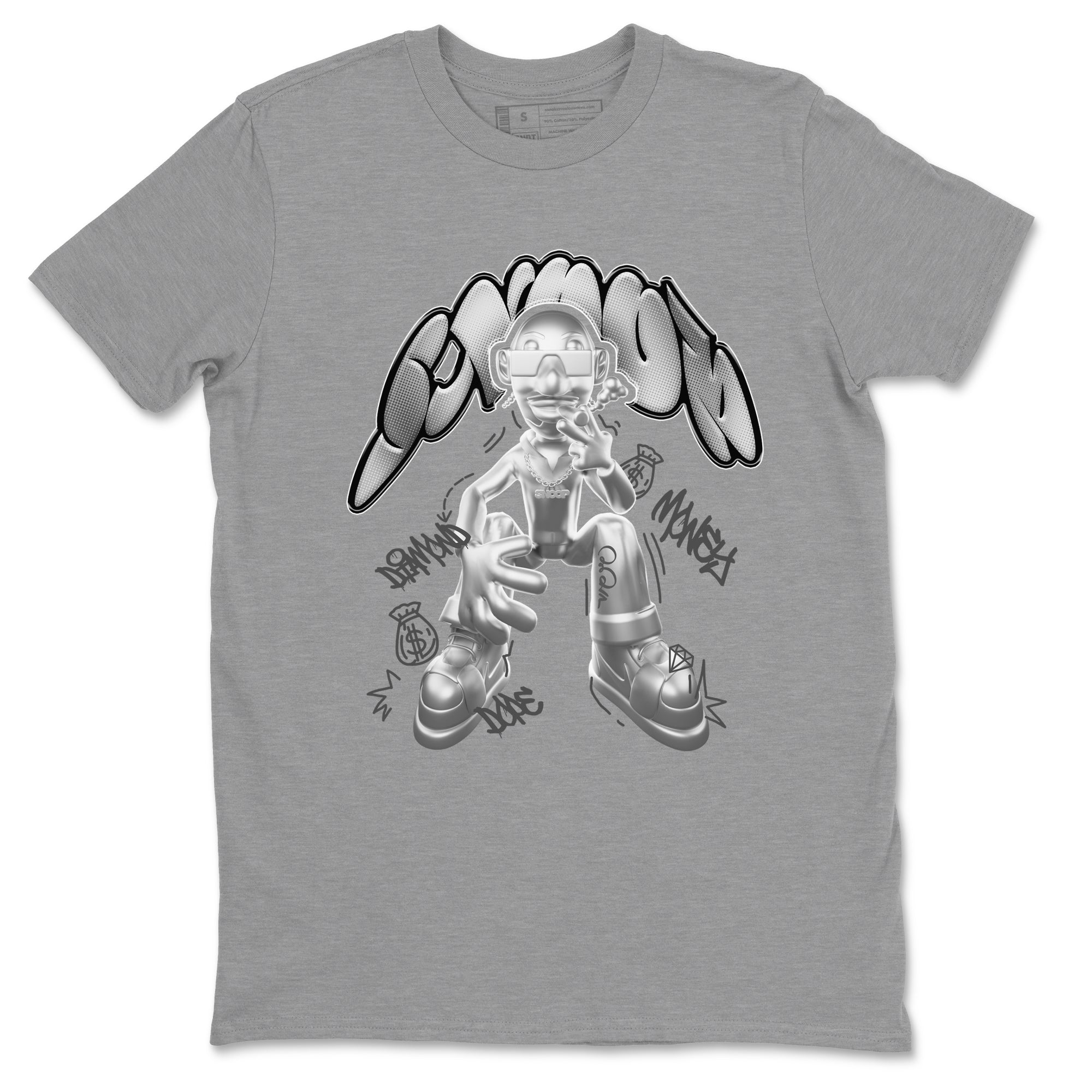 Air Jordan 1 Gift Giving shirt to match jordans Snoop sneaker tees  Metal tees AJ1 Gift Giving Drip Gear Zone Unisex Heather Grey 2 T-Shirt