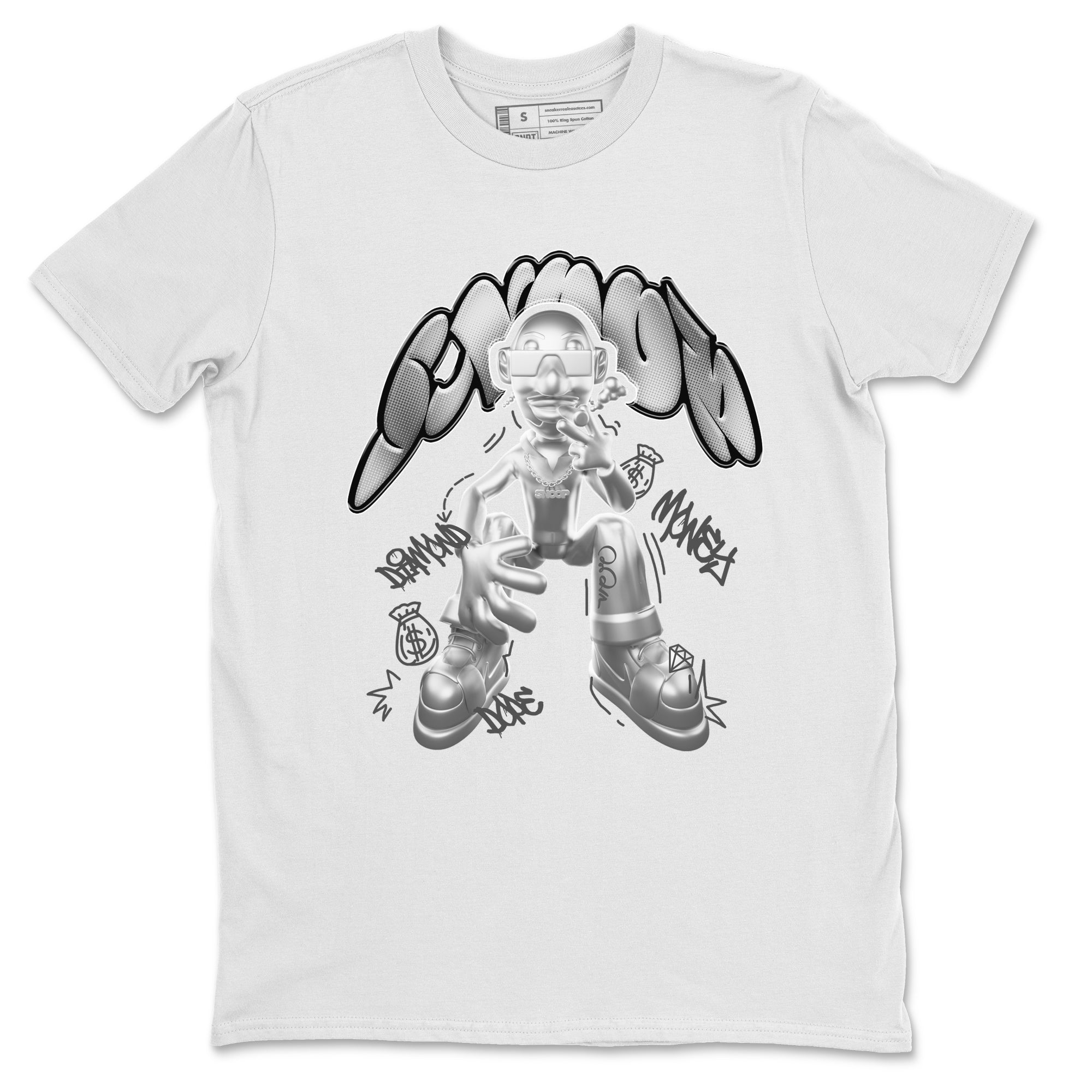 Air Jordan 1 Gift Giving shirt to match jordans Snoop sneaker tees  Metal tees AJ1 Gift Giving Drip Gear Zone Unisex White 2 T-Shirt