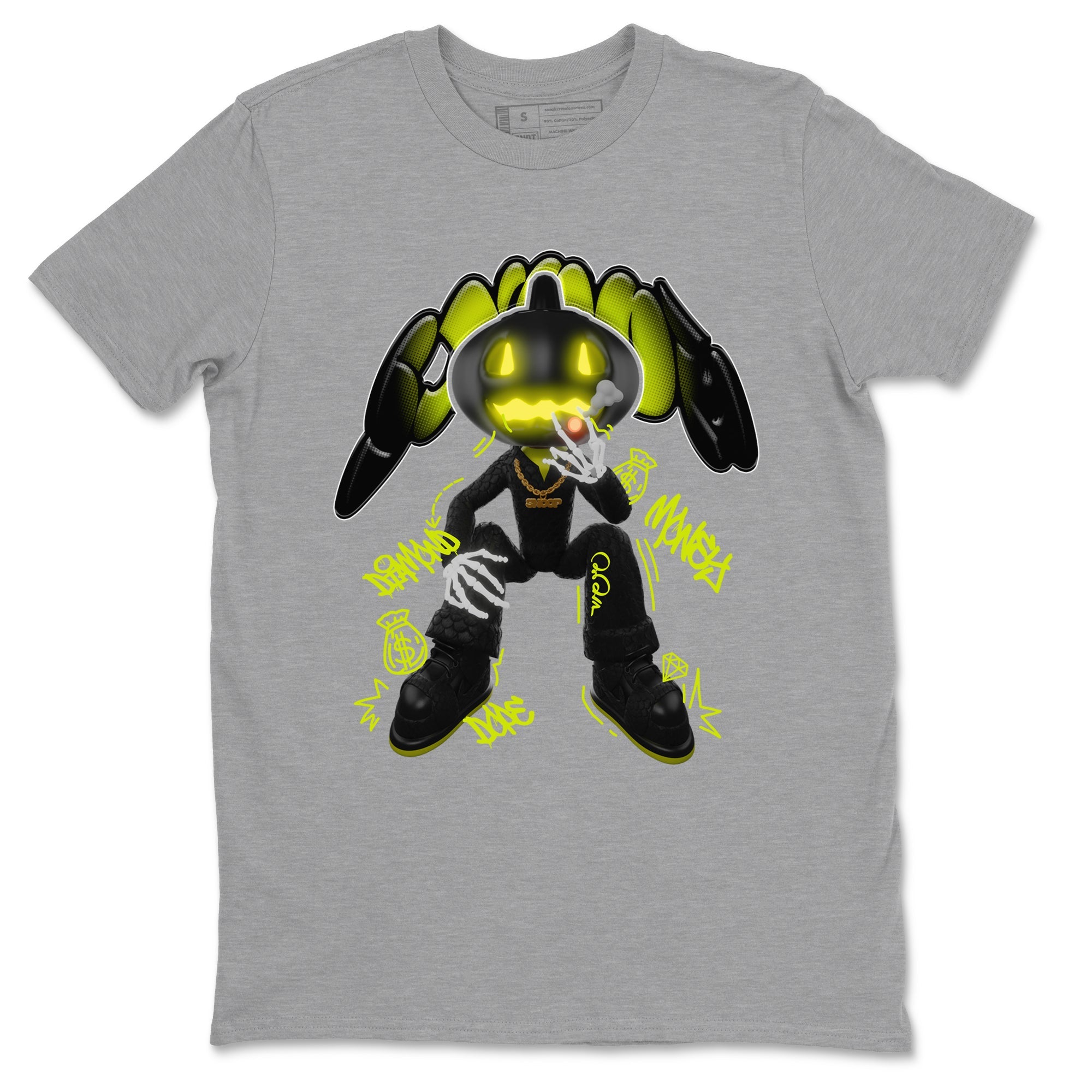 Dunk Halloween shirt to match jordans Snoop sneaker tees halloween horror nights Nike Dunk Halloween Drip Gear Zone Unisex Heather Grey 2 T-Shirt