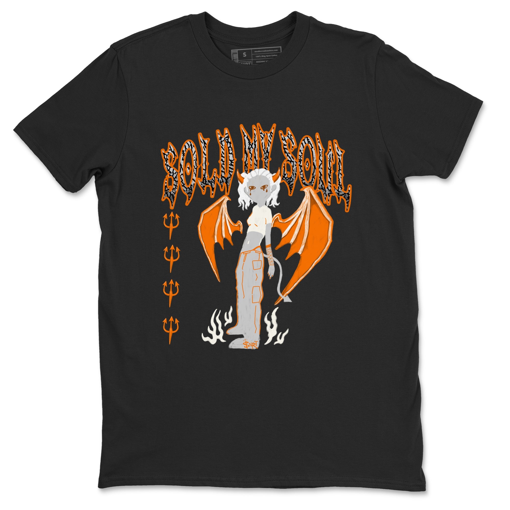 3s Georgia Peach shirt to match jordans Sold My Soul sneaker tees Air Jordan 3 Georgia Peach Drip Gear Zone unisex cotton Black 2 crew neck shirt