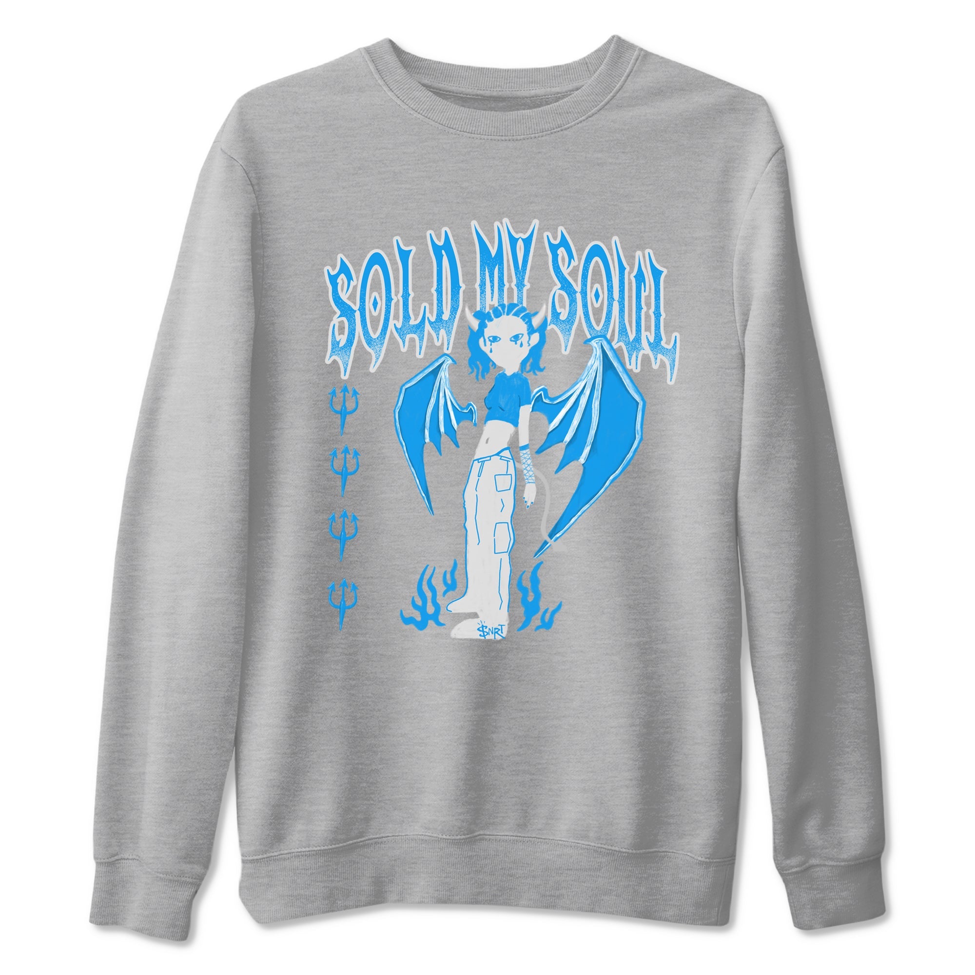 Air Jordan 4 Military Blue shirt to match jordans Sold My Soul sneaker tees Air Jordan 4 Military Blue Drip Gear Zone unisex cotton Heather Grey 2 crew neck shirt