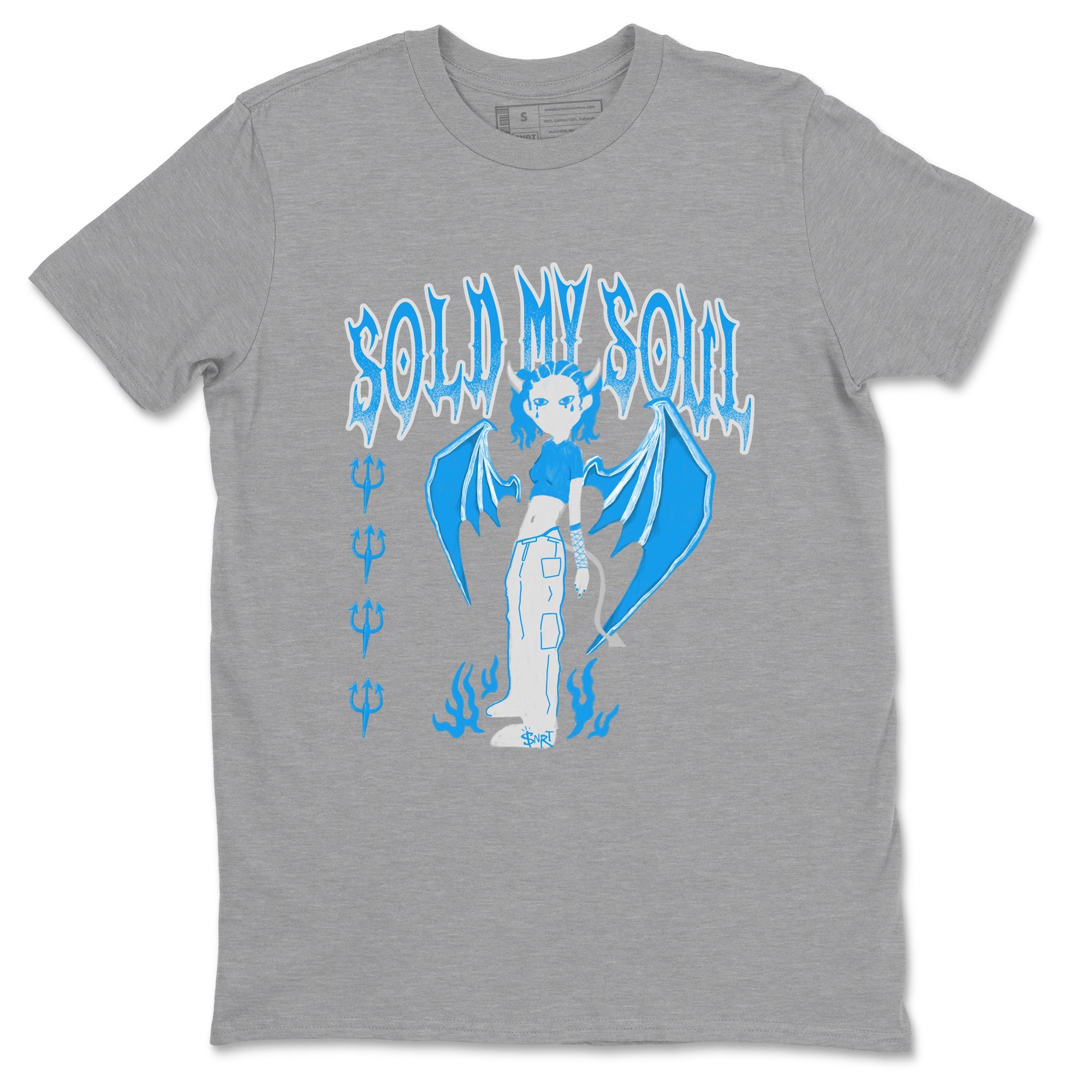 Air Jordan 4 Military Blue shirt to match jordans Sold My Soul sneaker tees Air Jordan 4 Military Blue Drip Gear Zone unisex cotton Heather Grey 2 crew neck shirt