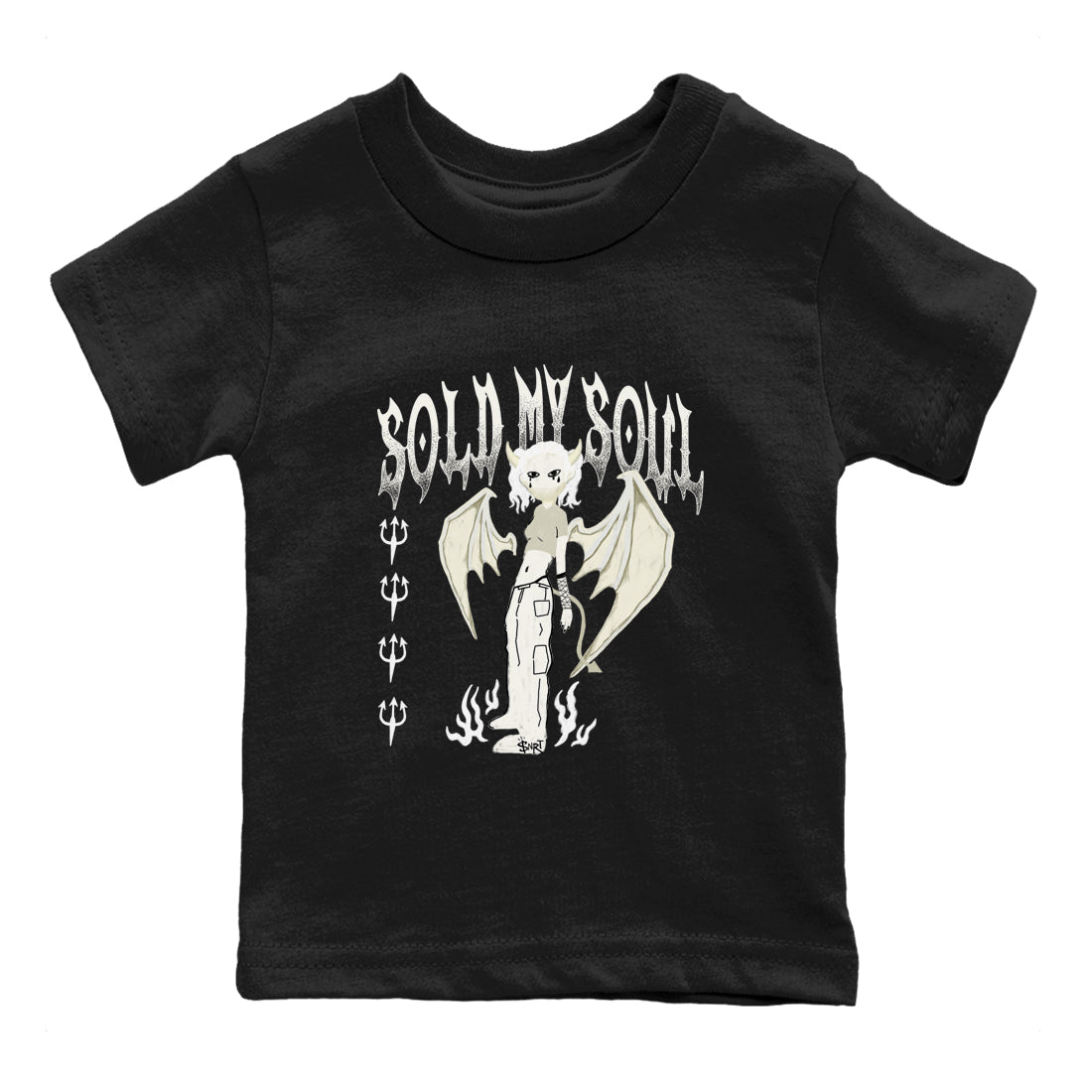 5s Sail shirt to match jordans Sold My Soul sneaker tees Air Jordan 5 Sail Drip Gear Zone baby toddler Black 2 cotton Shirt