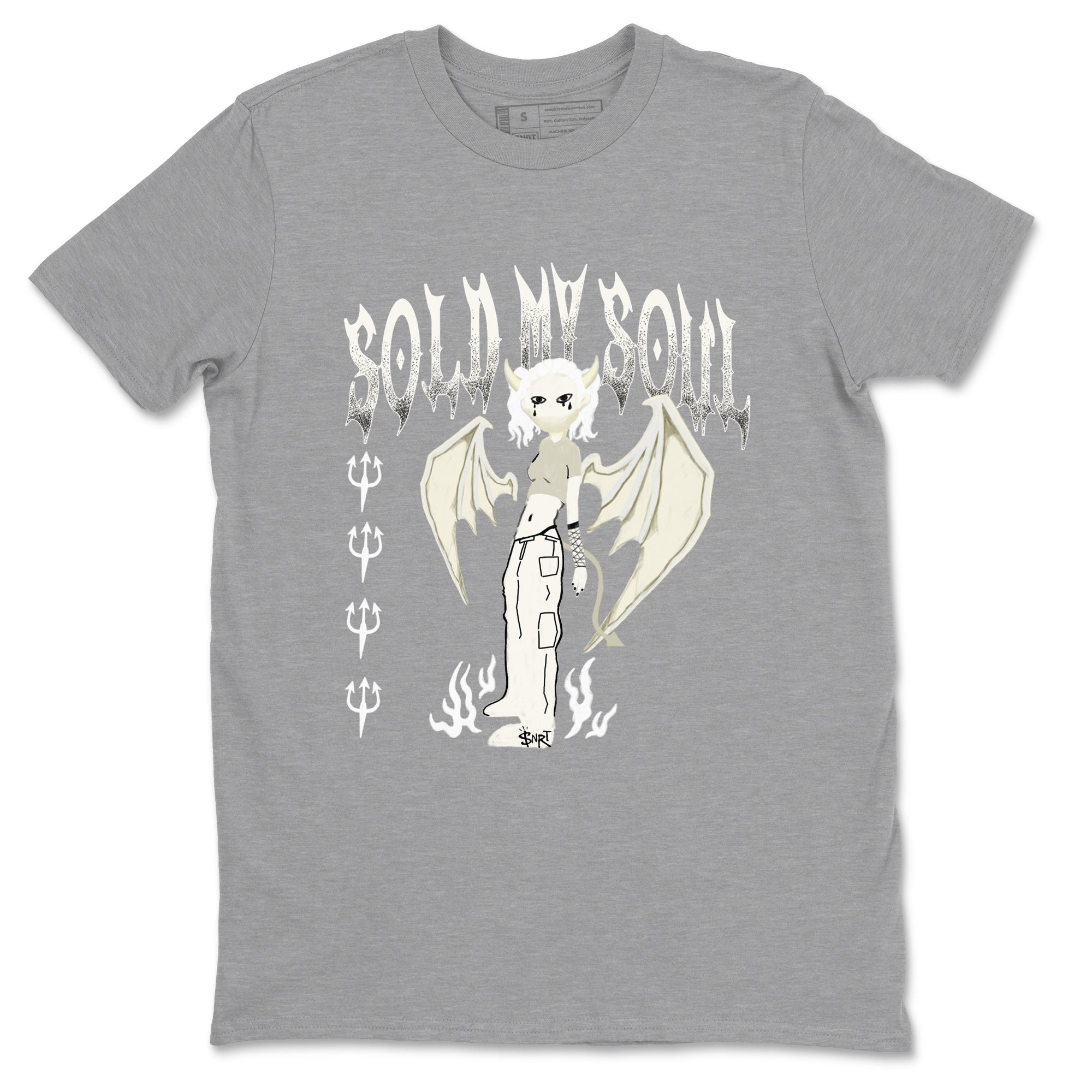 5s Sail shirt to match jordans Sold My Soul sneaker tees Air Jordan 5 Sail Drip Gear Zone unisex cotton Heather Grey 2 crew neck shirt