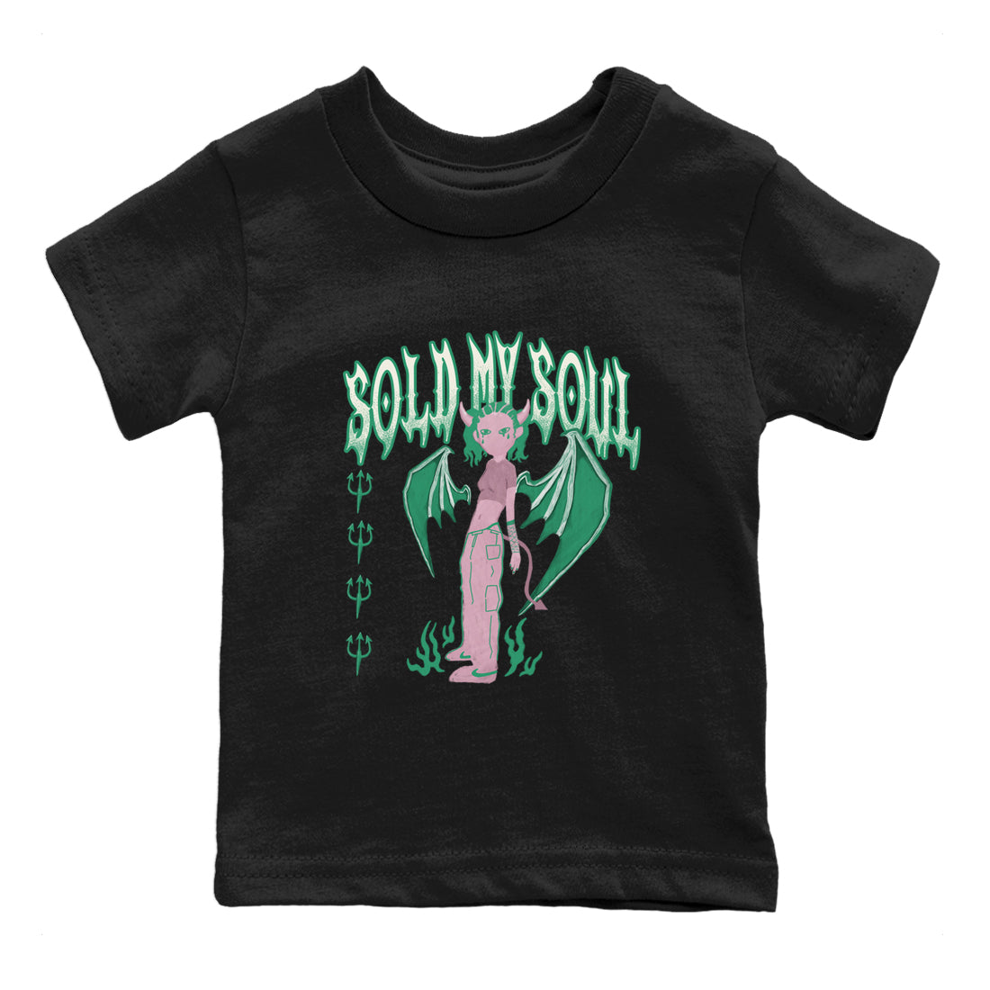 Dunk Medium Soft Pink Malachite shirt to match jordans Sold My Soul sneaker tees Dunk Medium Soft Pink Malachite Drip Gear Zone baby toddler Black 2 cotton Shirt