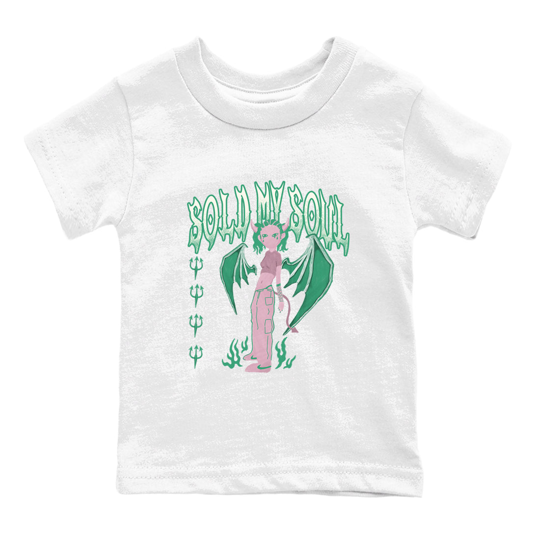 Dunk Medium Soft Pink Malachite shirt to match jordans Sold My Soul sneaker tees Dunk Medium Soft Pink Malachite Drip Gear Zone baby toddler White 2 cotton Shirt