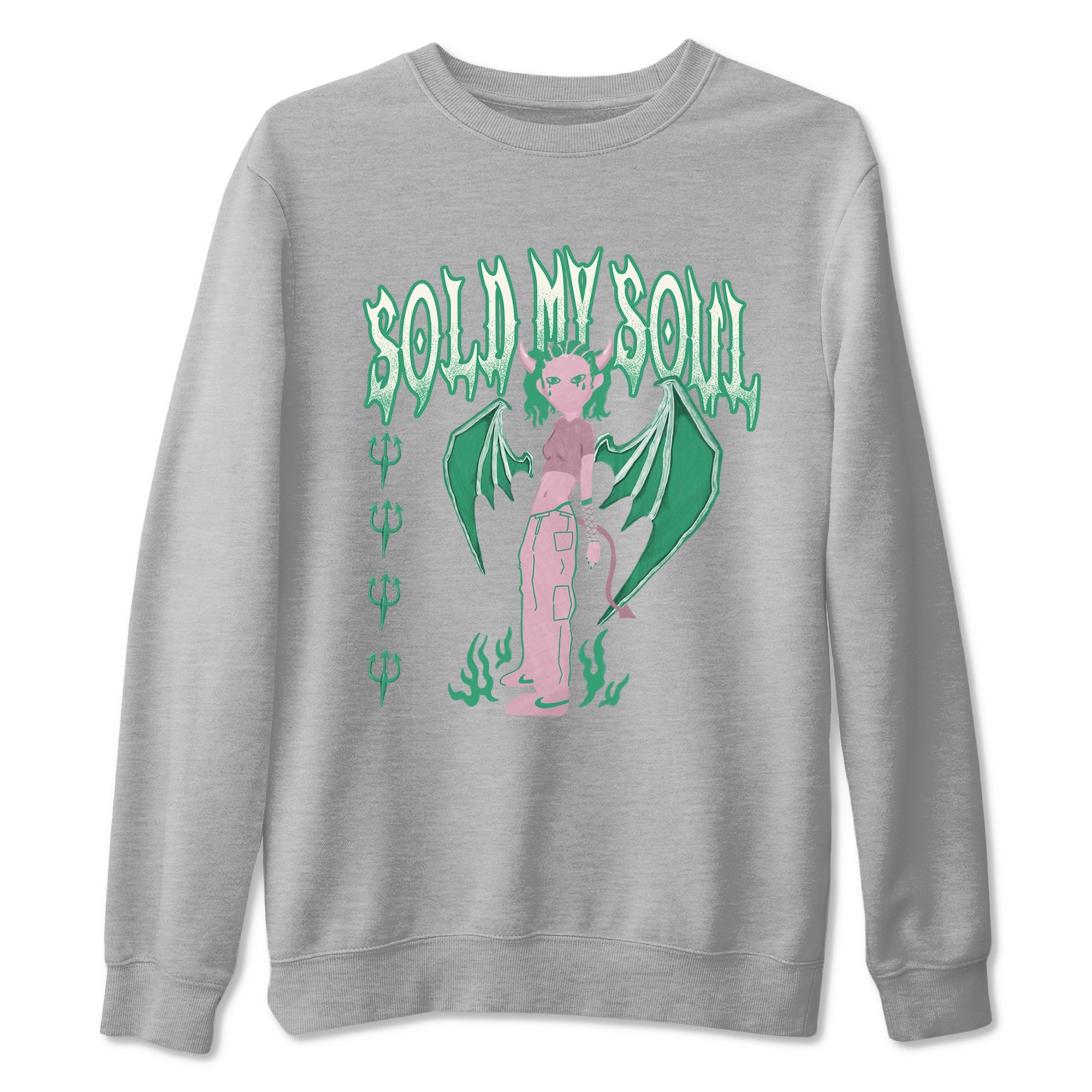 Dunk Medium Soft Pink Malachite shirt to match jordans Sold My Soul sneaker tees Dunk Medium Soft Pink Malachite Drip Gear Zone unisex cotton Heather Grey 2 crew neck shirt