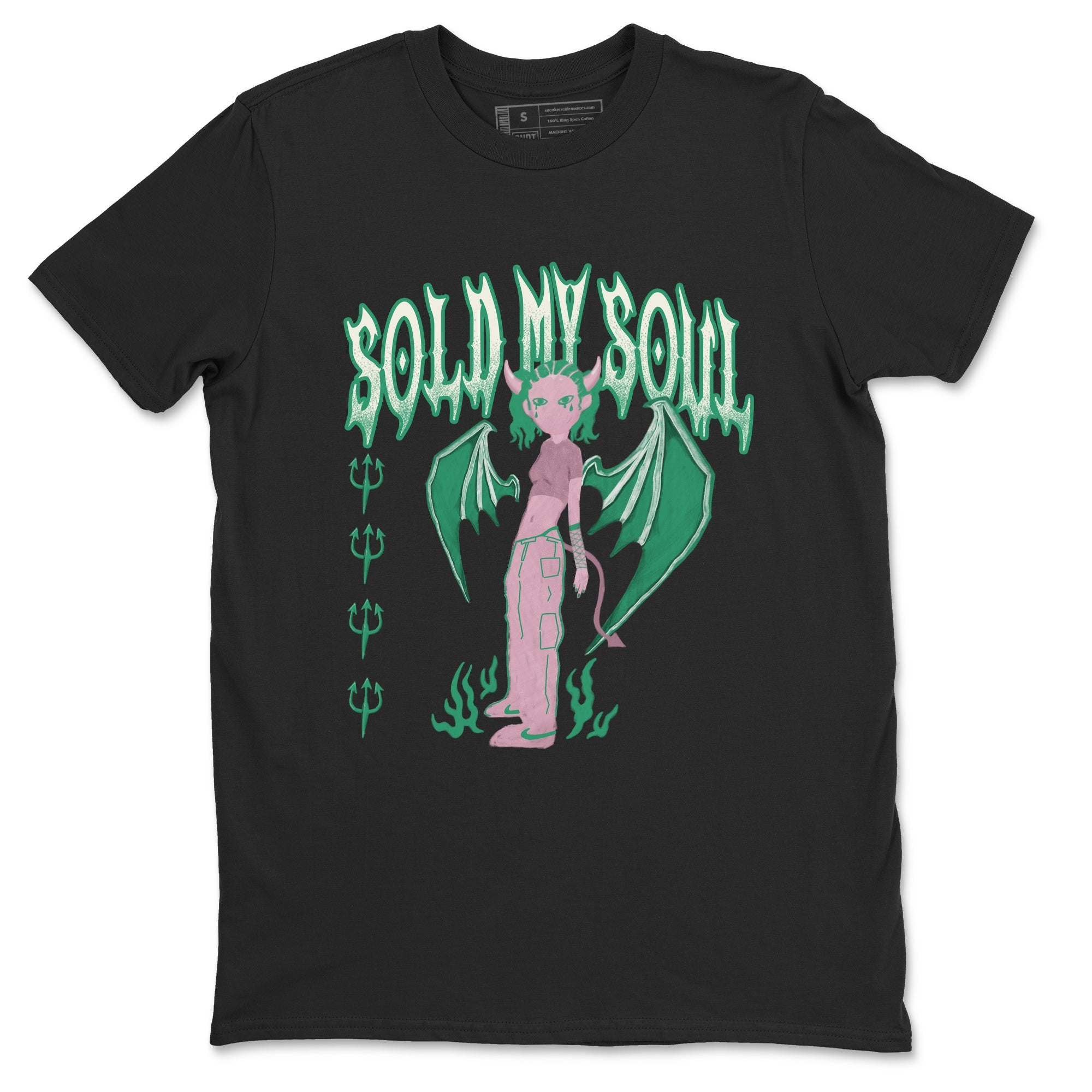 Dunk Medium Soft Pink Malachite shirt to match jordans Sold My Soul sneaker tees Dunk Medium Soft Pink Malachite Drip Gear Zone unisex cotton Black 2 crew neck shirt