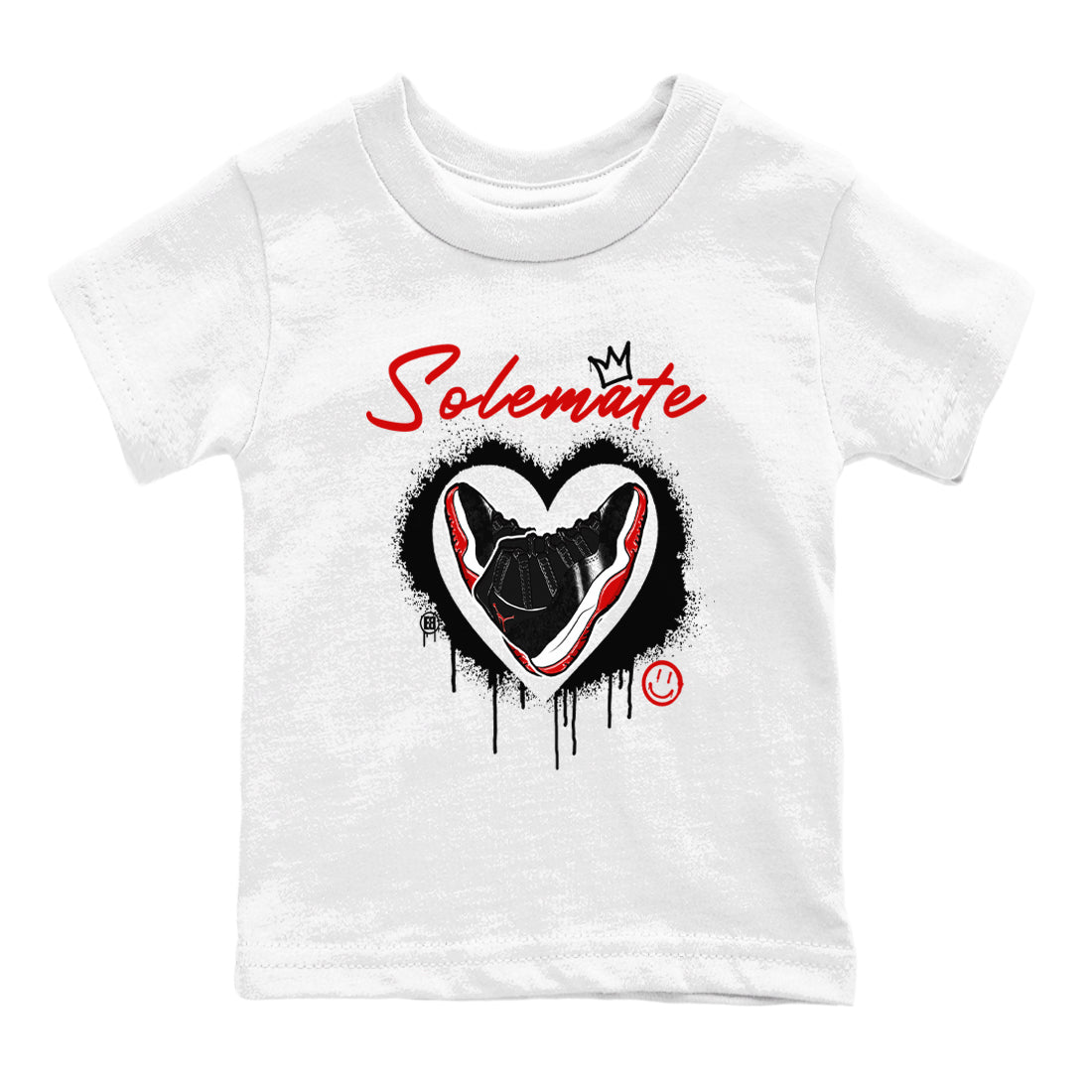 11s Bred Velvet shirts to match jordans Solemate sneaker match tees Air Jordan 11 Bred Velvet match shoes to clothes Drip Gear Zone Youth Baby White 2 tee