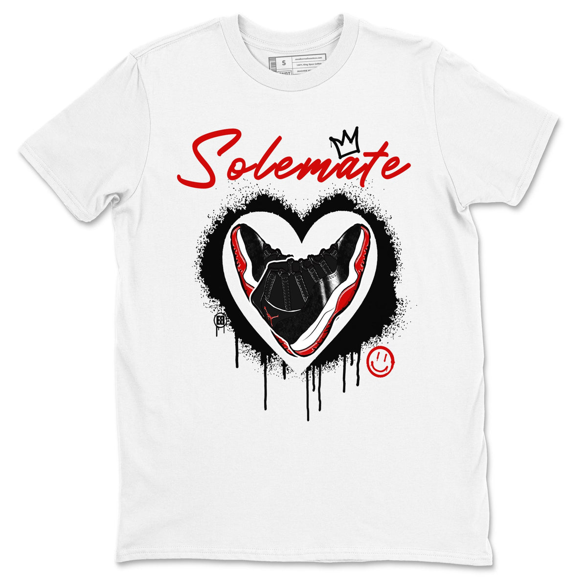 11s Bred Velvet shirts to match jordans Solemate sneaker match tees Air Jordan 11 Bred Velvet match shoes to clothes Drip Gear Zone unisex cotton White 2 shirts
