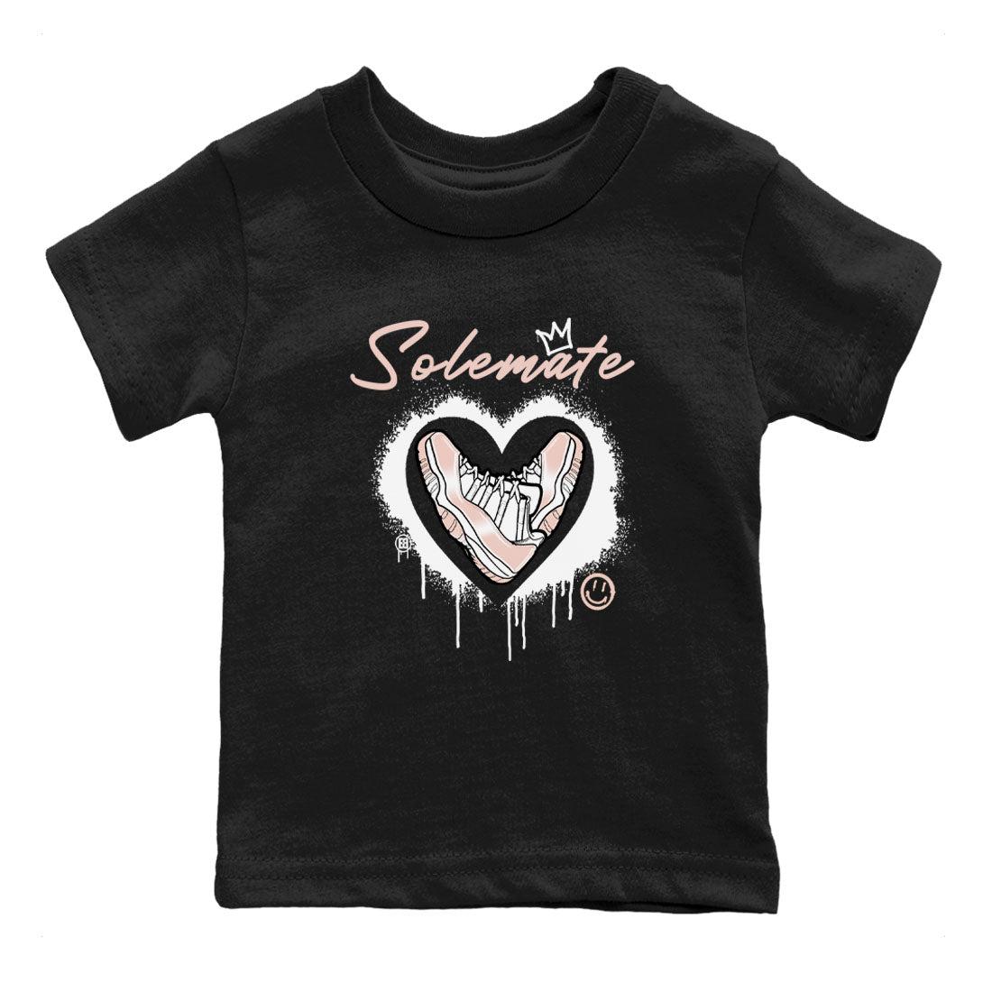 11s Legend Pink shirt to match jordans Solemate sneaker tees Air Jordan 11 Legend Pink Drip Gear Zone baby toddler Black 2 cotton Shirt