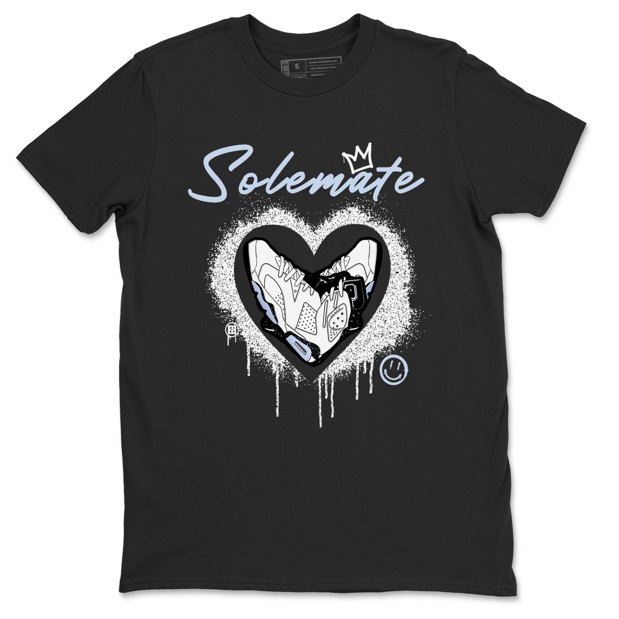 AJ6 White Black shirts to match jordans Solemate sneaker match tees Air Jordan 6 White Black Drip Gear Zone streetwear brand Black 1 unisex cotton tee