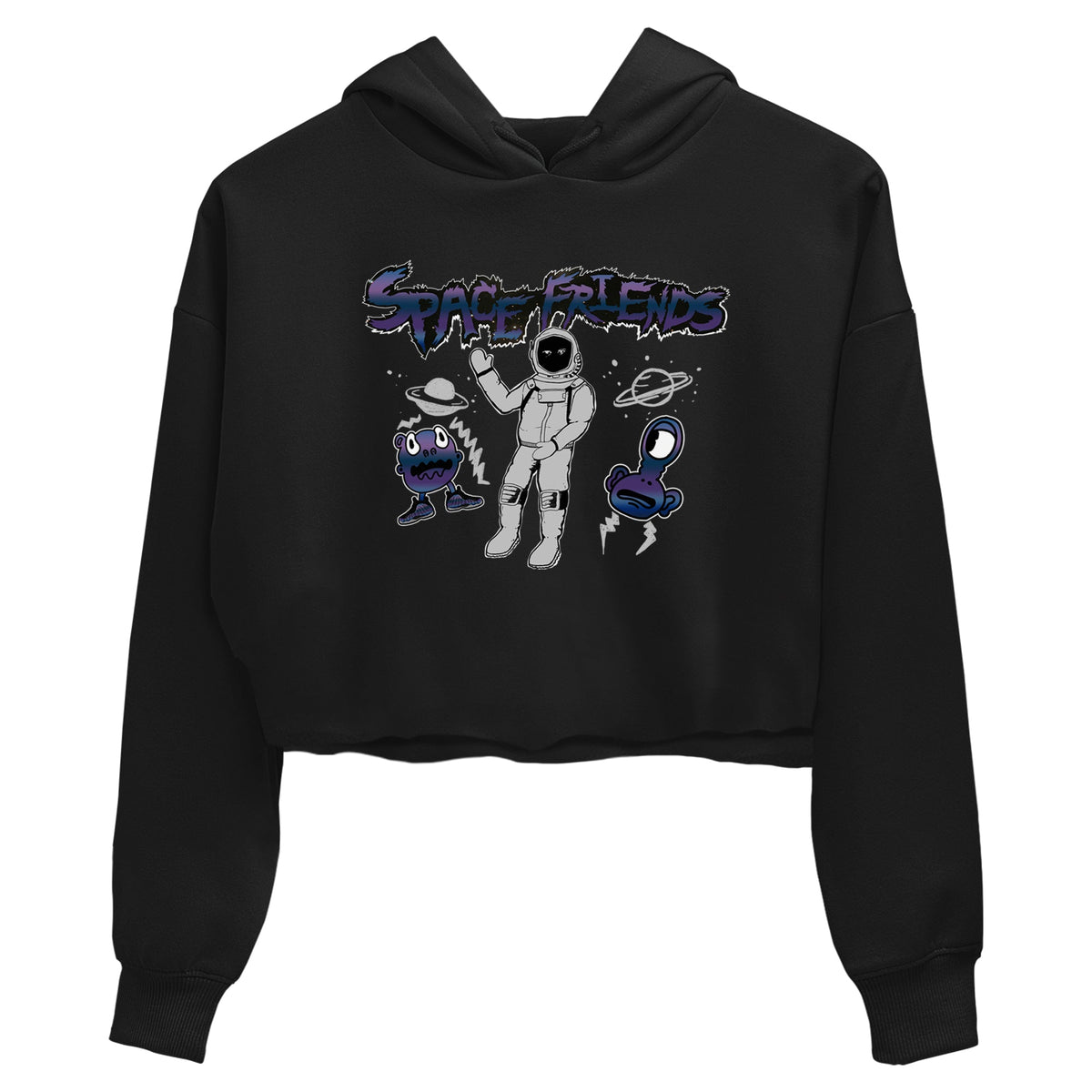 Air Foamposite One Galaxy shirts to match jordans Space Friends sneaker match tees Air Foamposite One Galaxy Drip Gear Zone unisex cotton Black 2 Crop Shirts