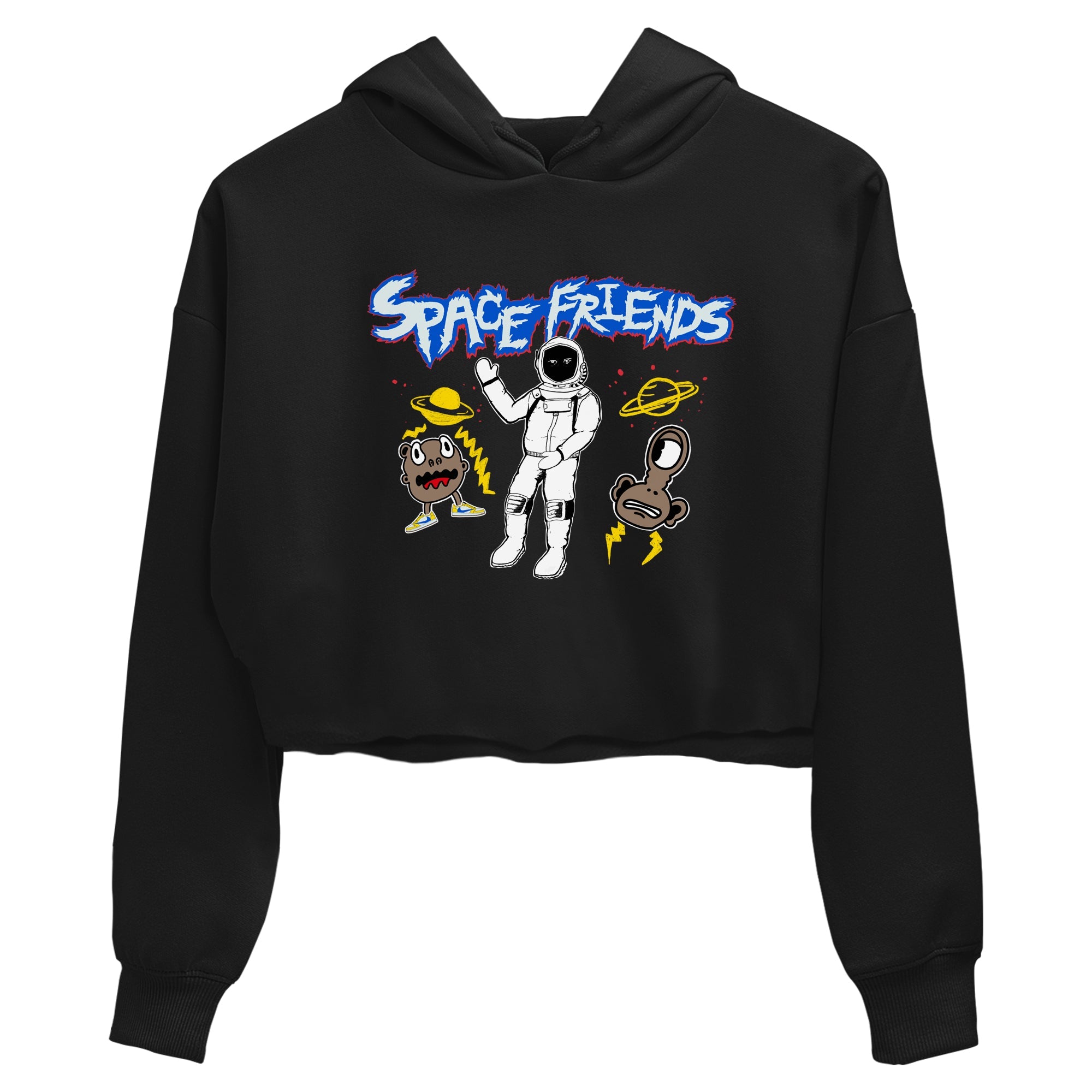 1s Travis Scott Canary shirt to match jordans Space Friends sneaker tees Air Jordan 1 Travis Scott Canary Drip Gear Zone Black 2 crop length shirt