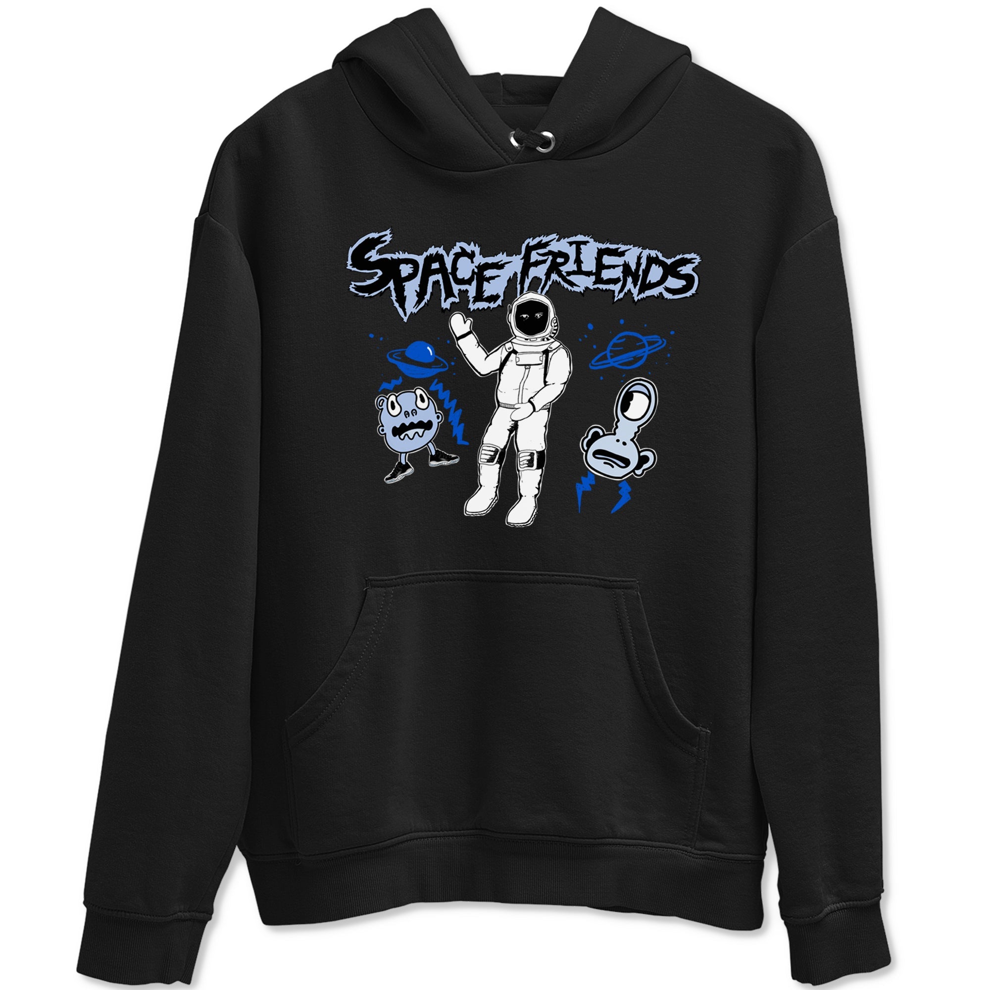 11s Space Jam shirt to match jordans Space Friends sneaker tees Air Jordan 11 Retro Space Jam Streetwear Brand Drip Gear Zone unisex cotton Black 2 crew neck shirt