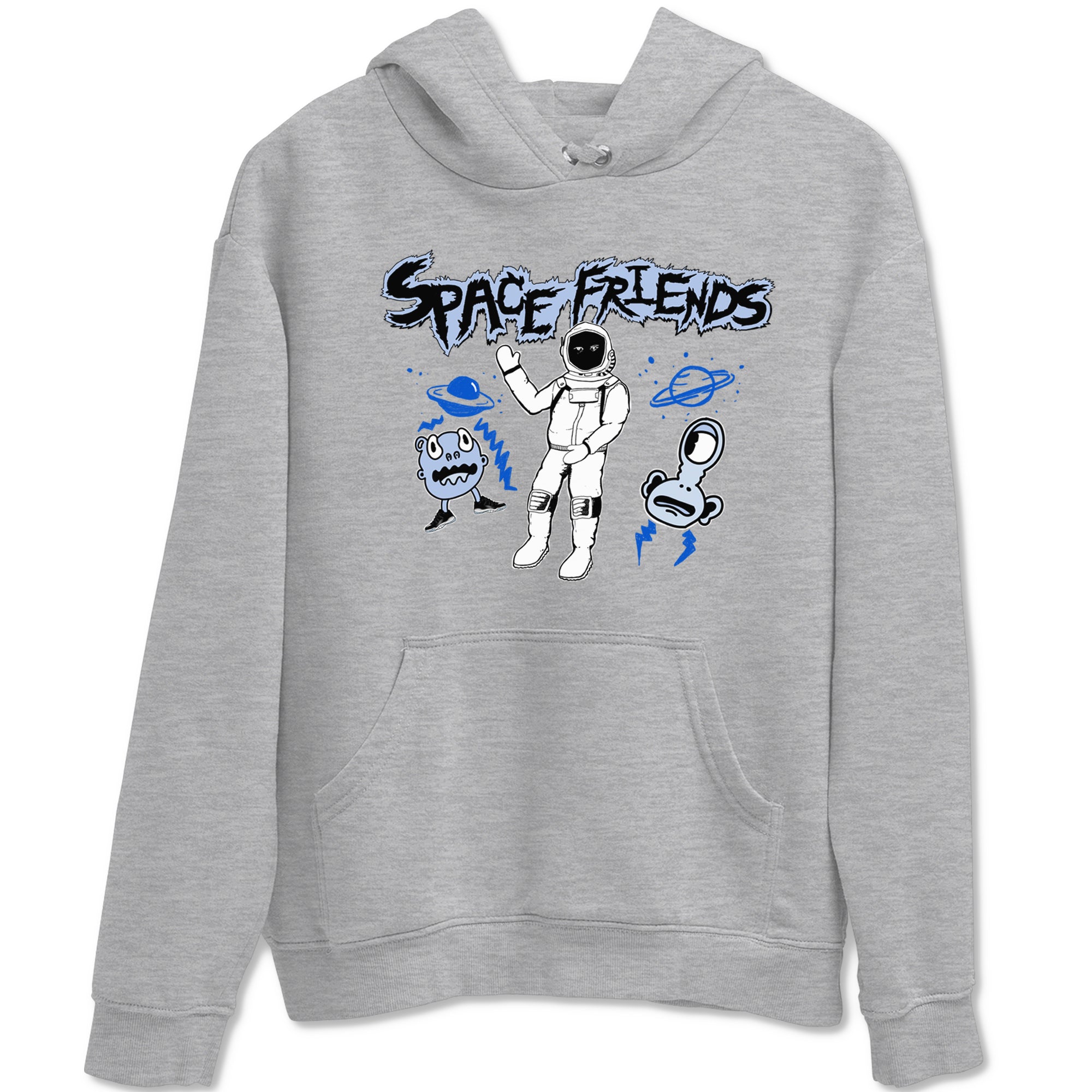 11s Space Jam shirt to match jordans Space Friends sneaker tees Air Jordan 11 Retro Space Jam Streetwear Brand Drip Gear Zone unisex cotton Heather Grey 2 crew neck shirt