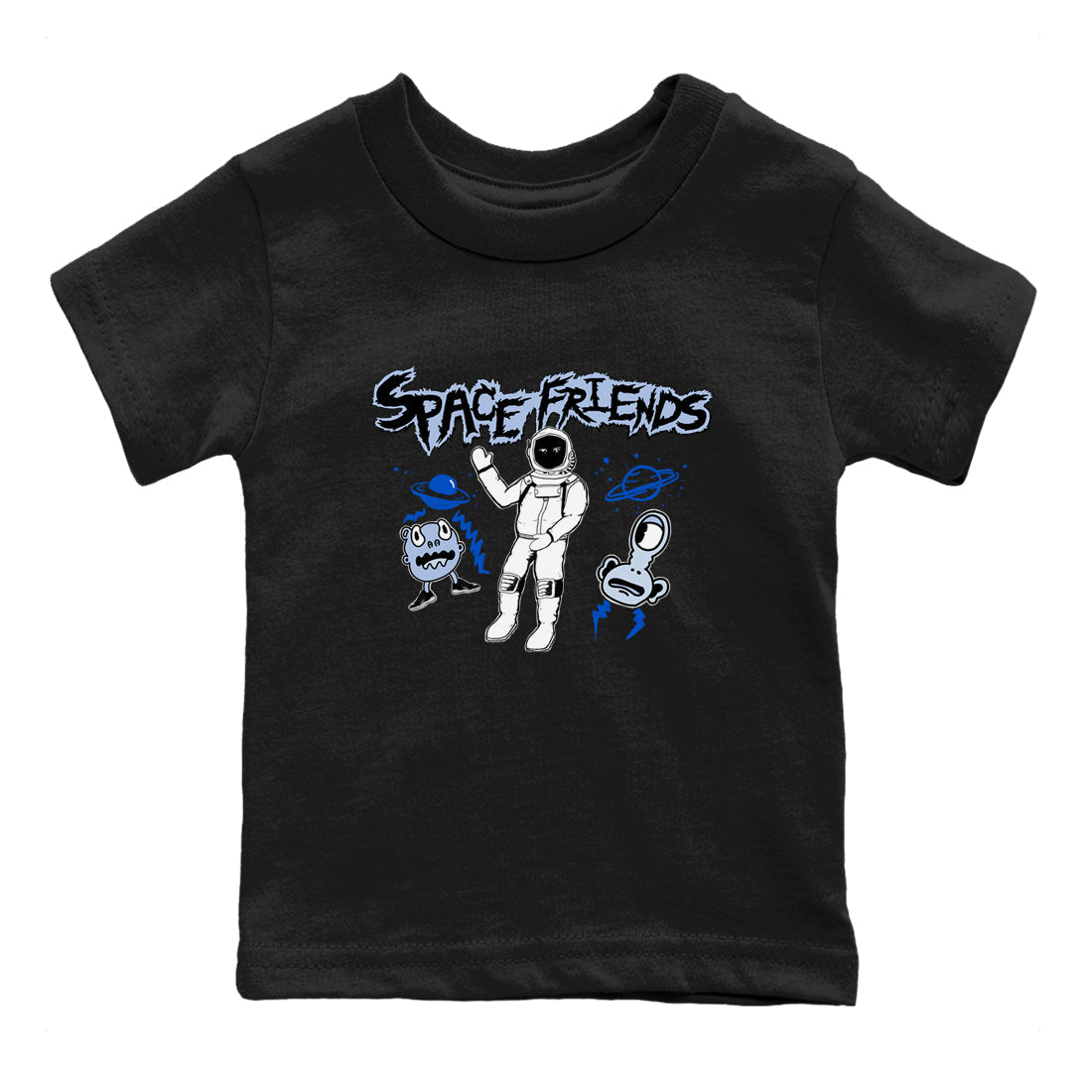 11s Space Jam shirt to match jordans Space Friends sneaker tees Air Jordan 11 Retro Space Jam Streetwear Brand Drip Gear Zone baby toddler Black 2 cotton Shirt