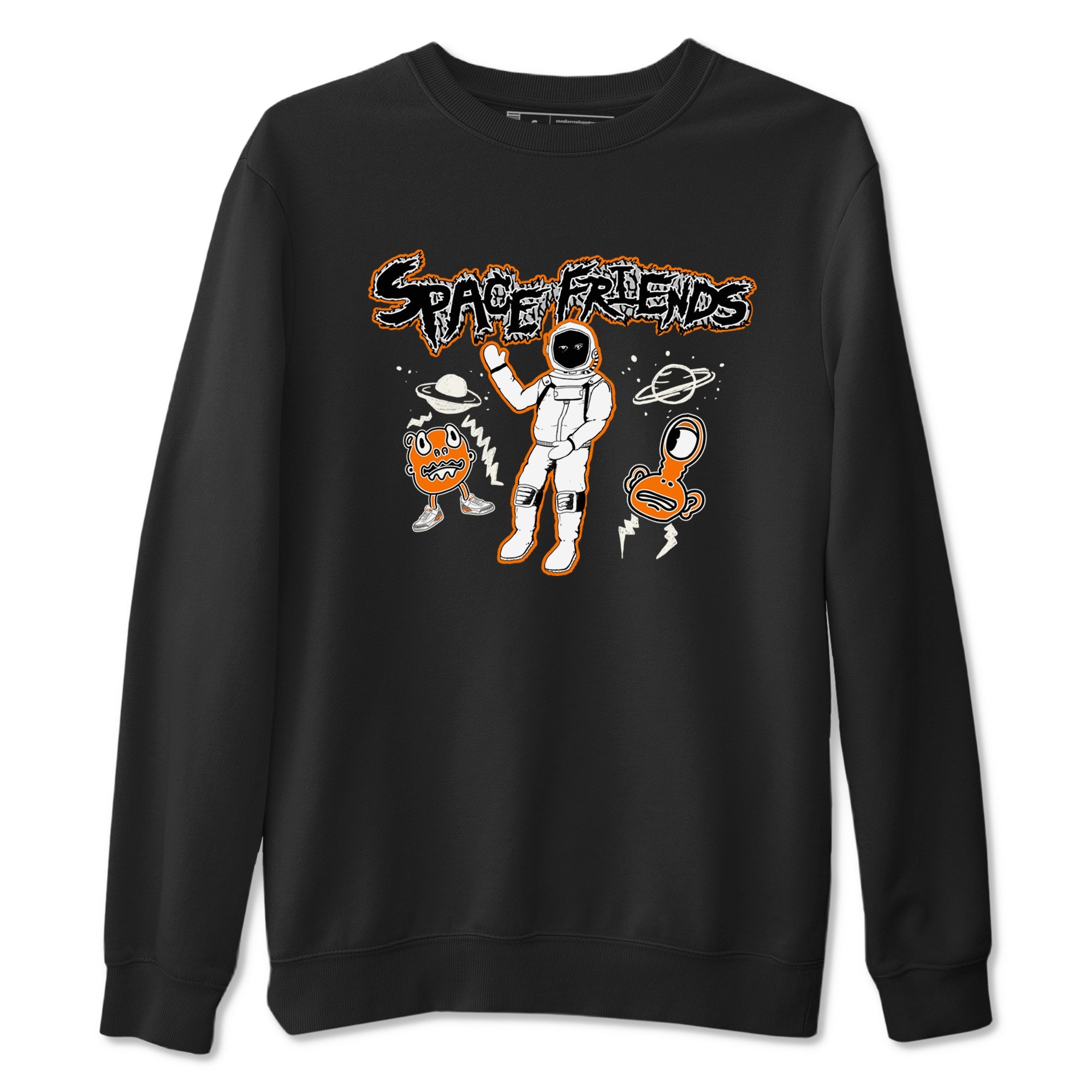3s Georgia Peach shirt to match jordans Space Friends sneaker tees Air Jordan 3 Georgia Peach Drip Gear Zone unisex cotton Black 2 crew neck shirt