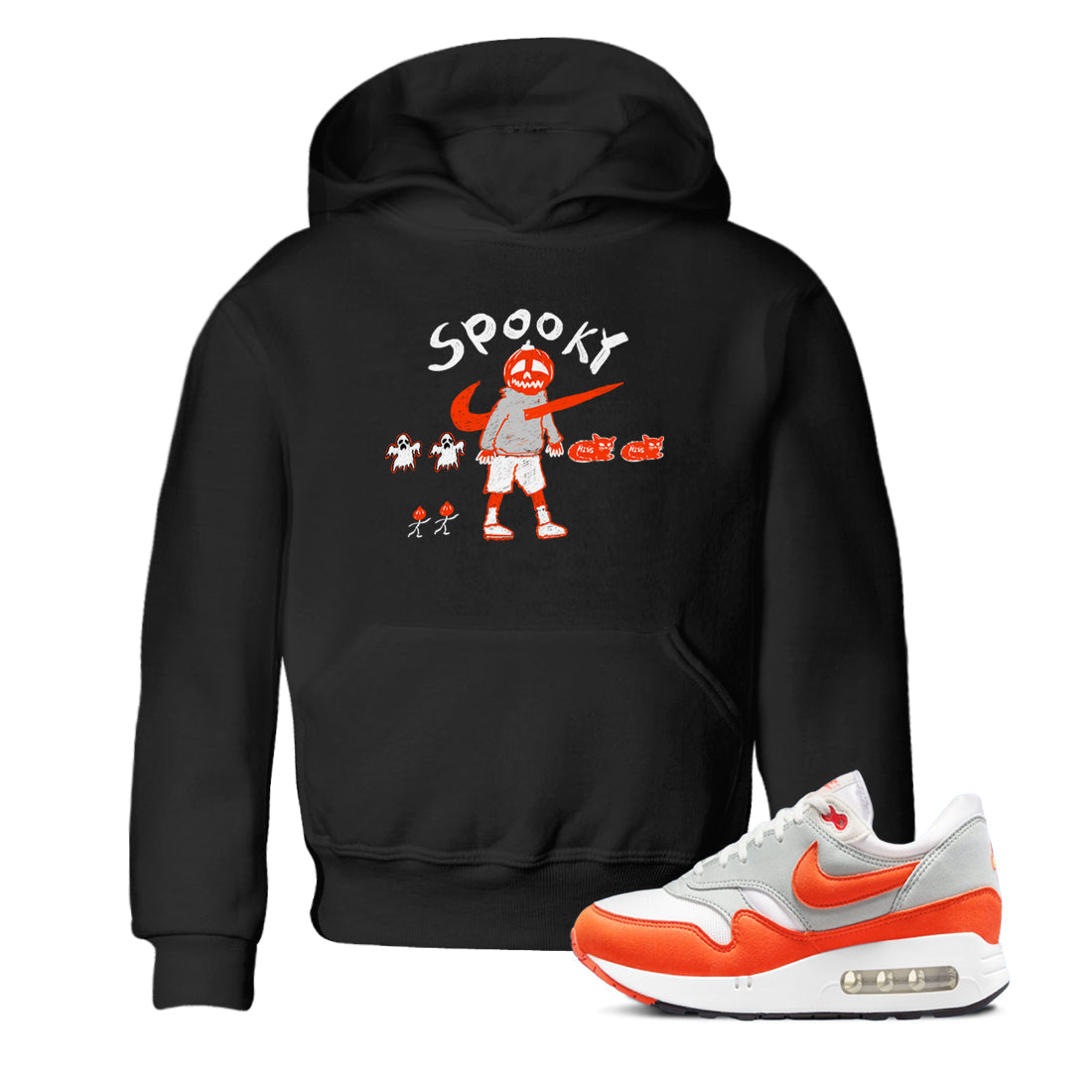 Air Max 1 OG '86 'Summit White and Cosmic Clay shirts to match jordans Spooky Pumpkin sneaker match tees Air Max 1 Cosmic Clay match shoes to clothes Drip Gear Zone Youth Baby Black 1 tee