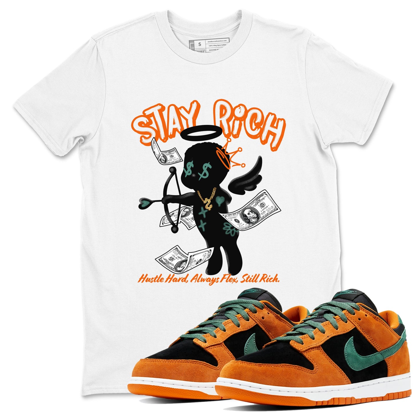 Dunk Low Ceramic shirts to match jordans Stay Rich sneaker match tees Dunk Ceramic match shoes to clothes Drip Gear Zone unisex cotton White 1 shirts