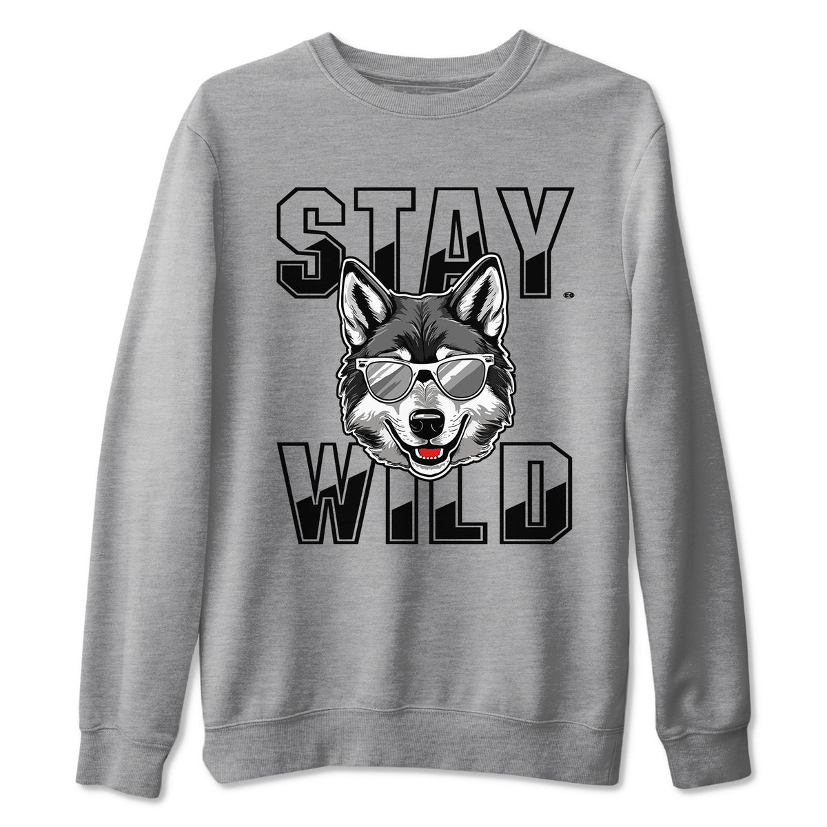 12s Black Wolf Grey shirts to match jordans Stay Wild sneaker match tees 12s Barons match shoes to clothes Drip Gear Zone unisex cotton Heather Grey 2 shirts